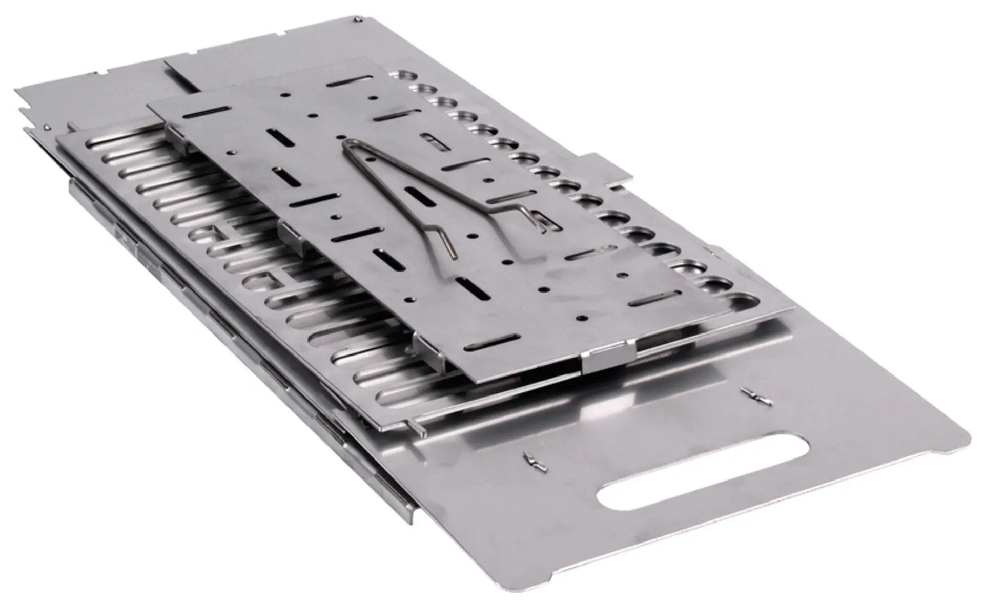 Barbecue pliable en acier inoxydable pour les véhicules à quatre roues motrices et les campeurs