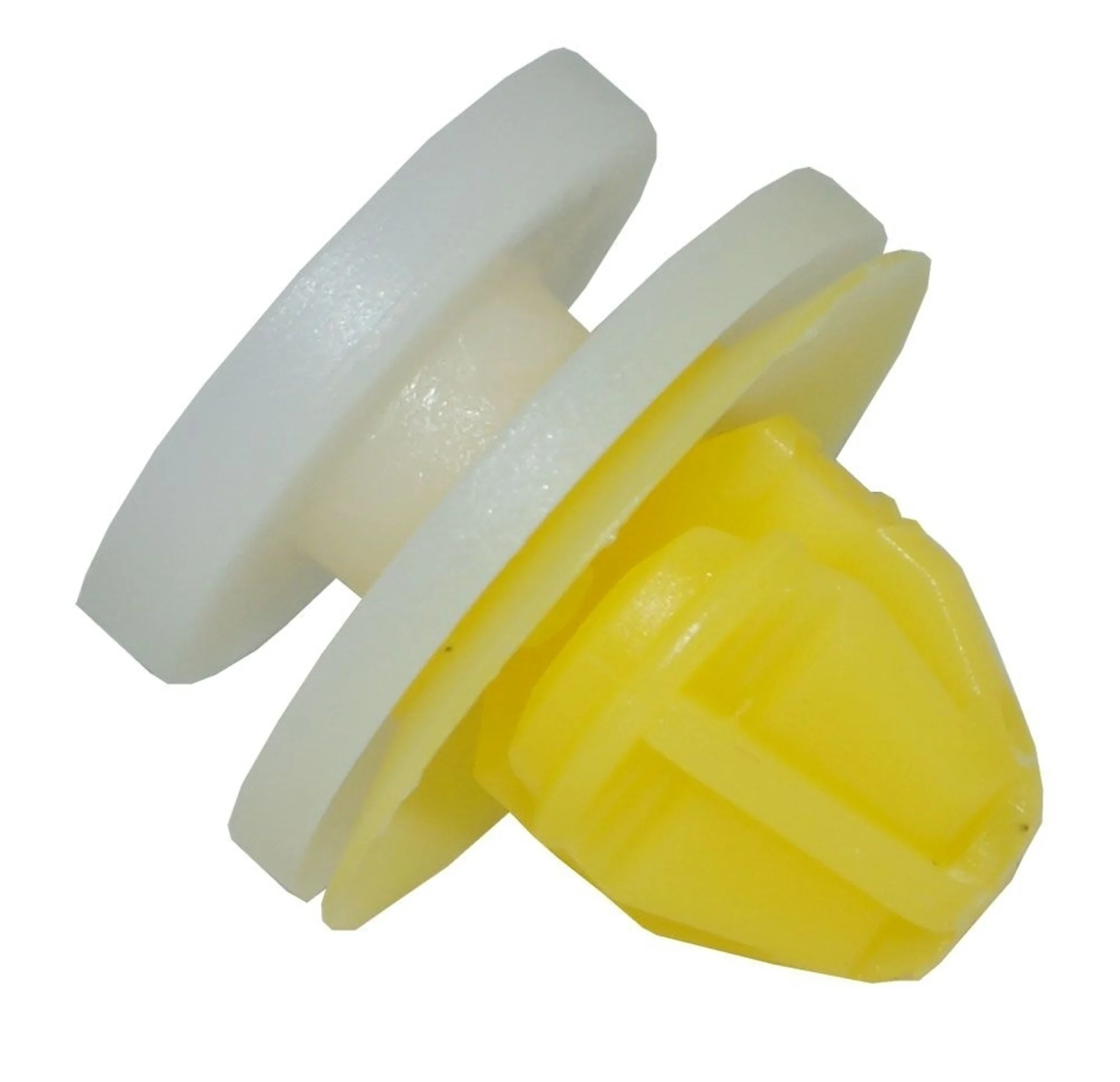 Clip d'habillage intérieur incolore/jaune Renault
