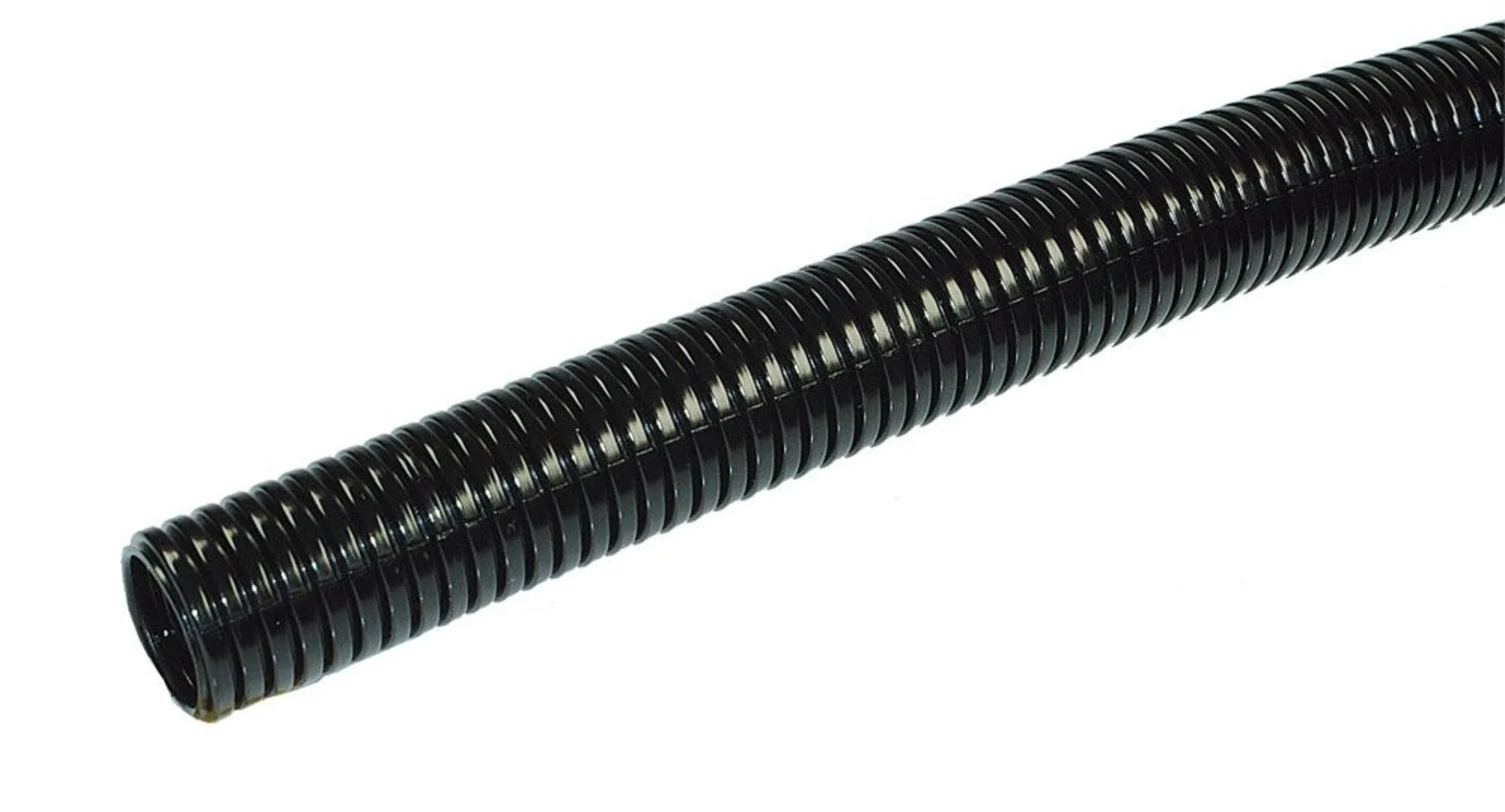 Polyflex-Wellschlauch schwarz NW 4.5 I ø 4.5 mm - A ø 7.0 mm / 50 m-Ring / PA6 Polyflex-Wellschlauch schwarz NW 4.5 I ø 4.5 mm - A ø 7.0 mm / 50 m-Ring / PA6