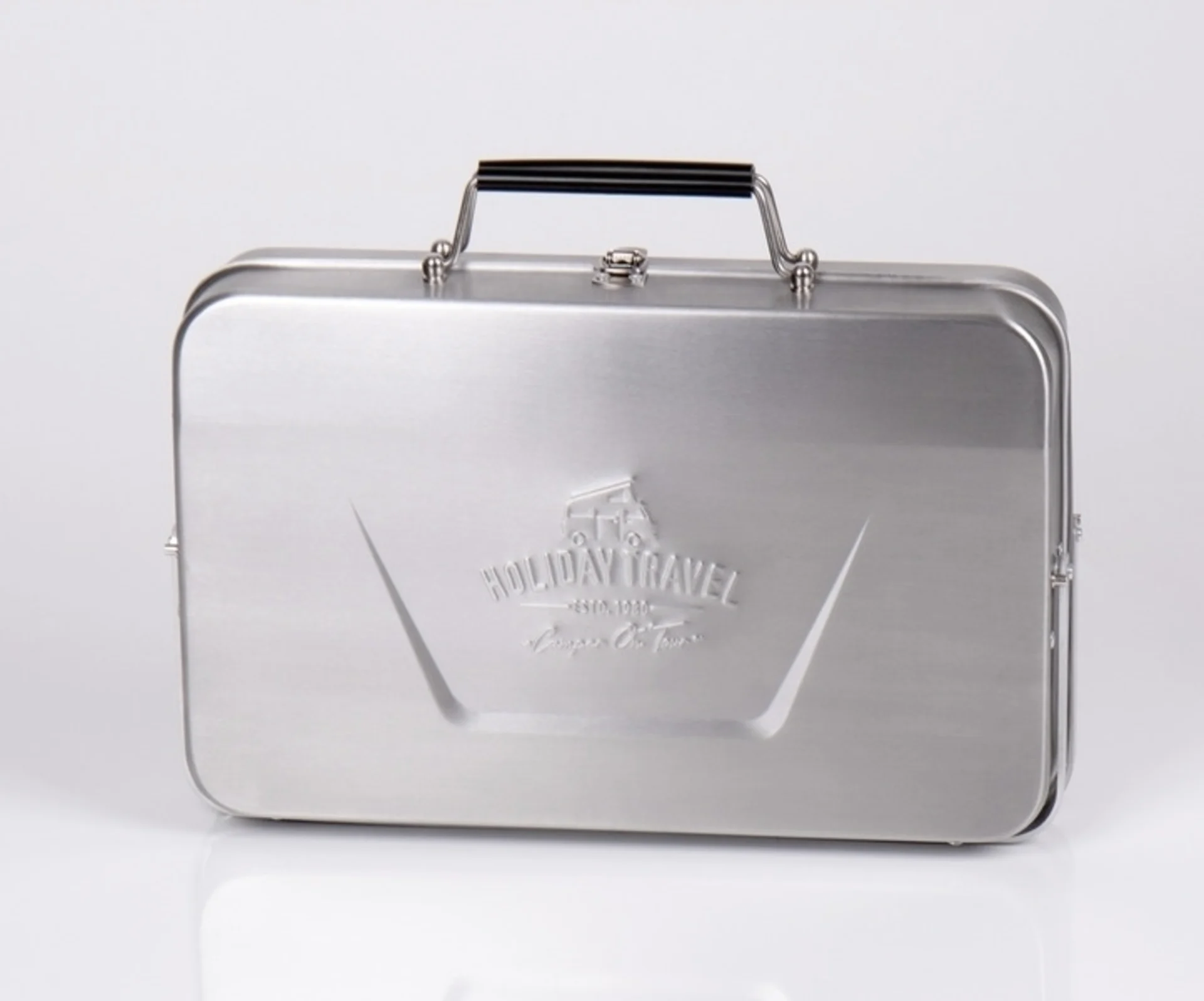 Barbecue à valise en acier inoxydable au charbon de bois