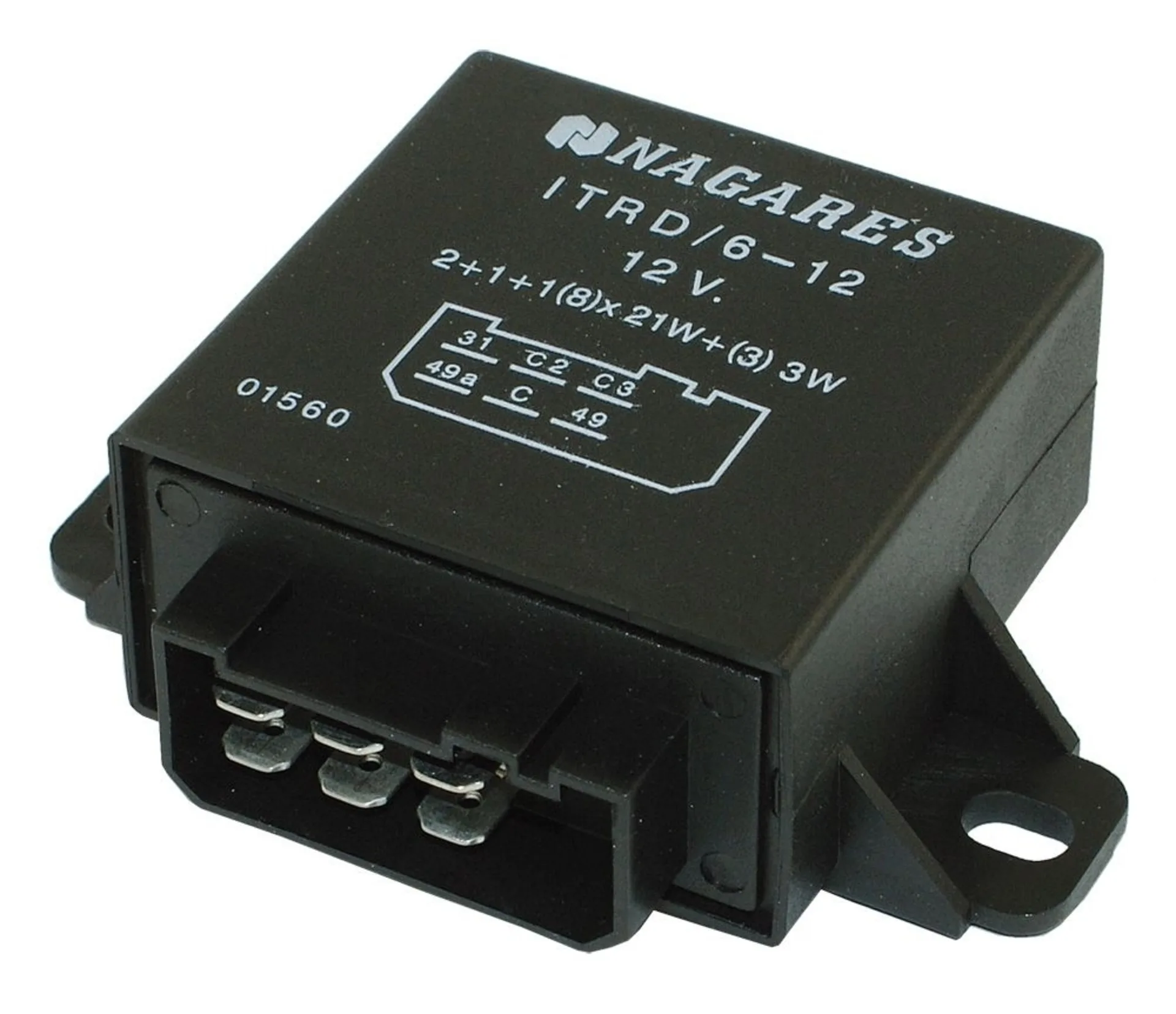 Mahle Blinkautomat 12 V 2 + 1 + 1 x 21 W 12 V für Fahrzeuge mit 2 Anhänger