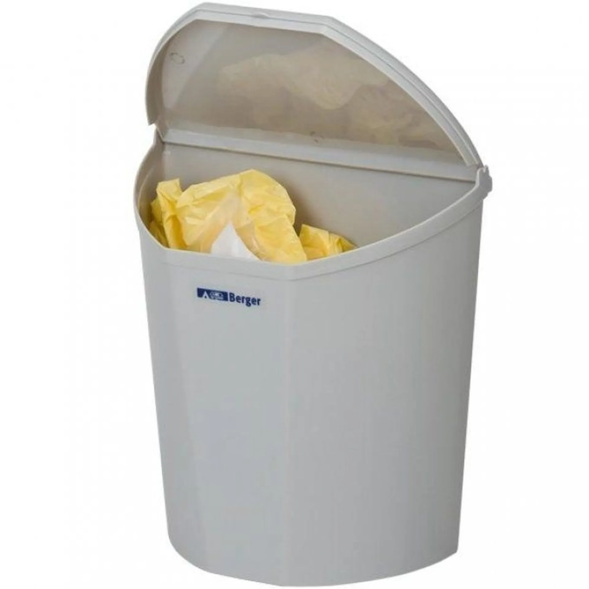 Berger Abfalleimer 6 Liter grau