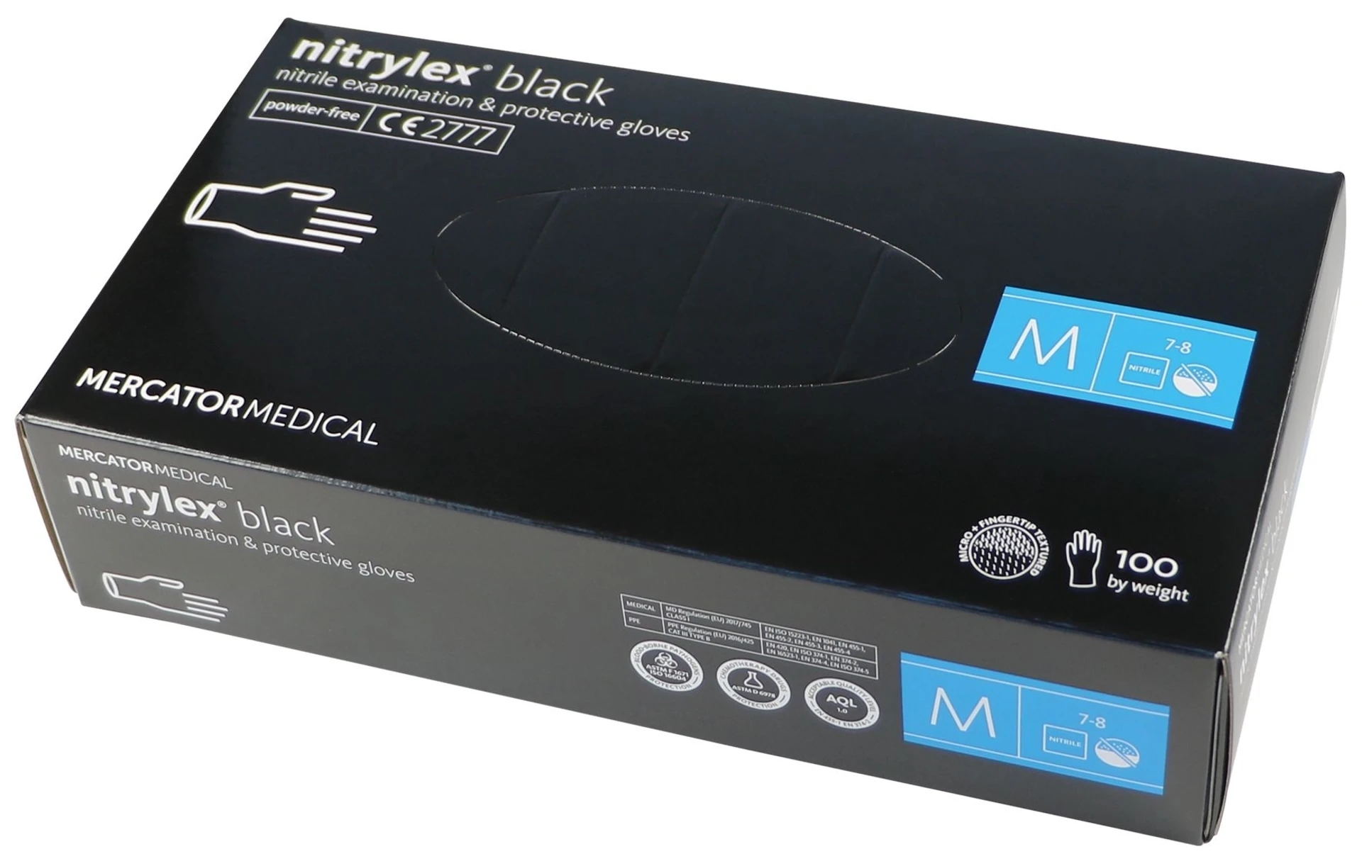 Mercator Nitrilex black Handschuhe Grösse M