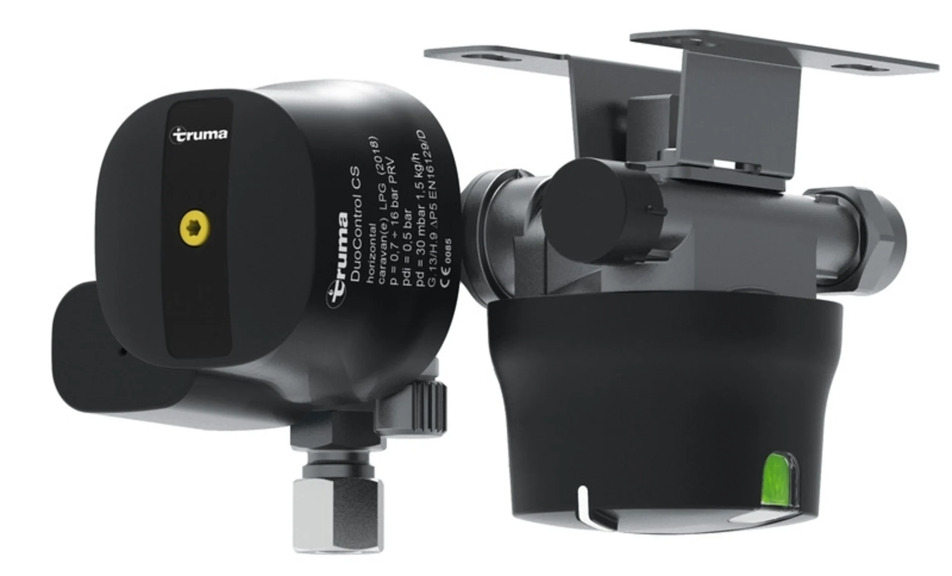 Truma DuoControl CS Gasdruckregler für den Zweiflaschen-Betrieb Horizontal