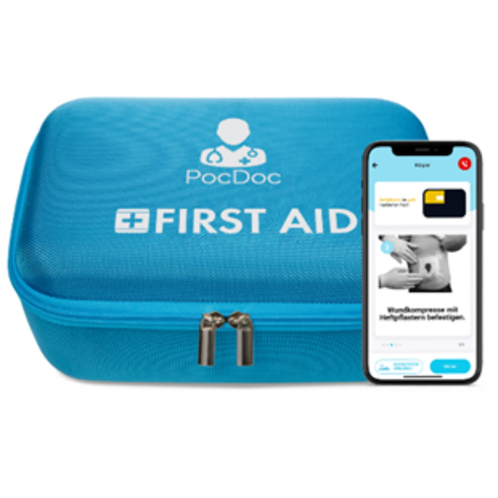 Trousse de secours Premium avec sanitaire en ligne