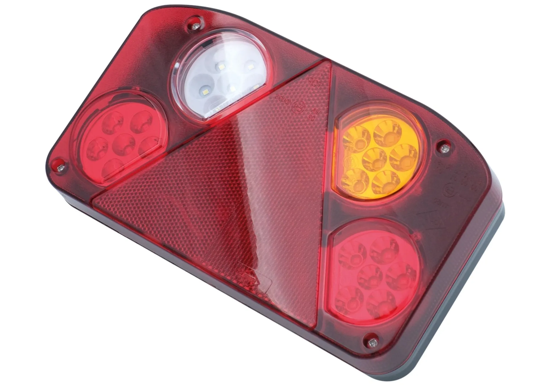 Horpol - LED Schlussleuchte 12/24 V rechts 238 x 138 mm, IP55 mit RFL und NSL Horpol - LED Schlussleuchte 12/24 V rechts 238 x 138 mm, IP55 mit RFL und NSL