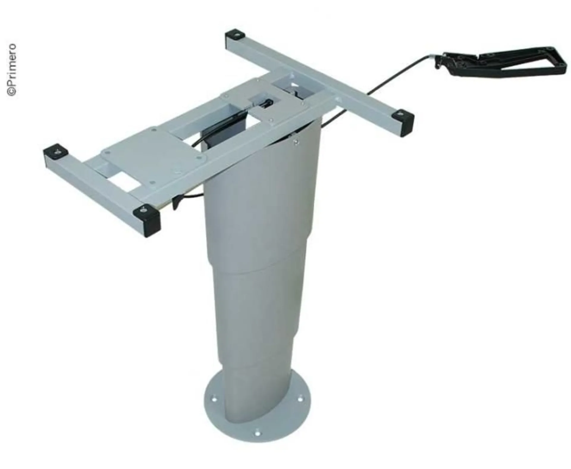 Einsäulen-Hubtisch Primero Comfort, 325-685mm, sil