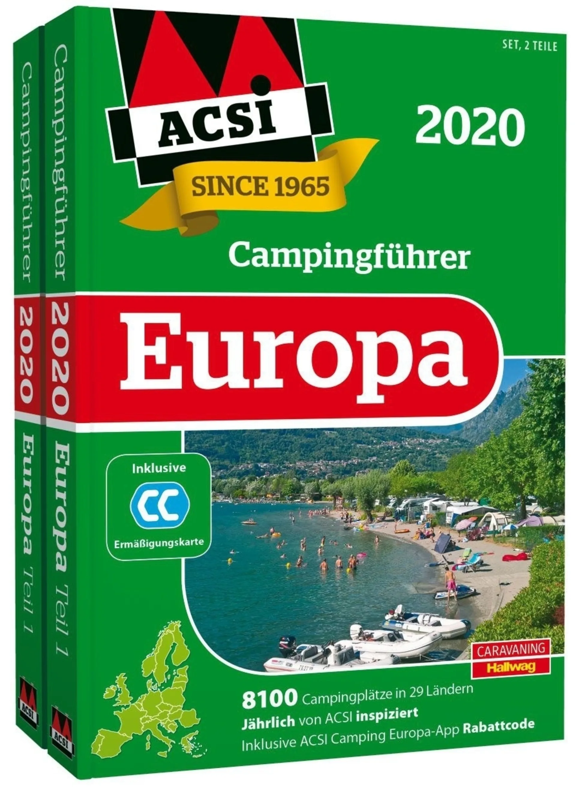 ACSI Campingführer Europa 2020 inkl. CampingCard E
