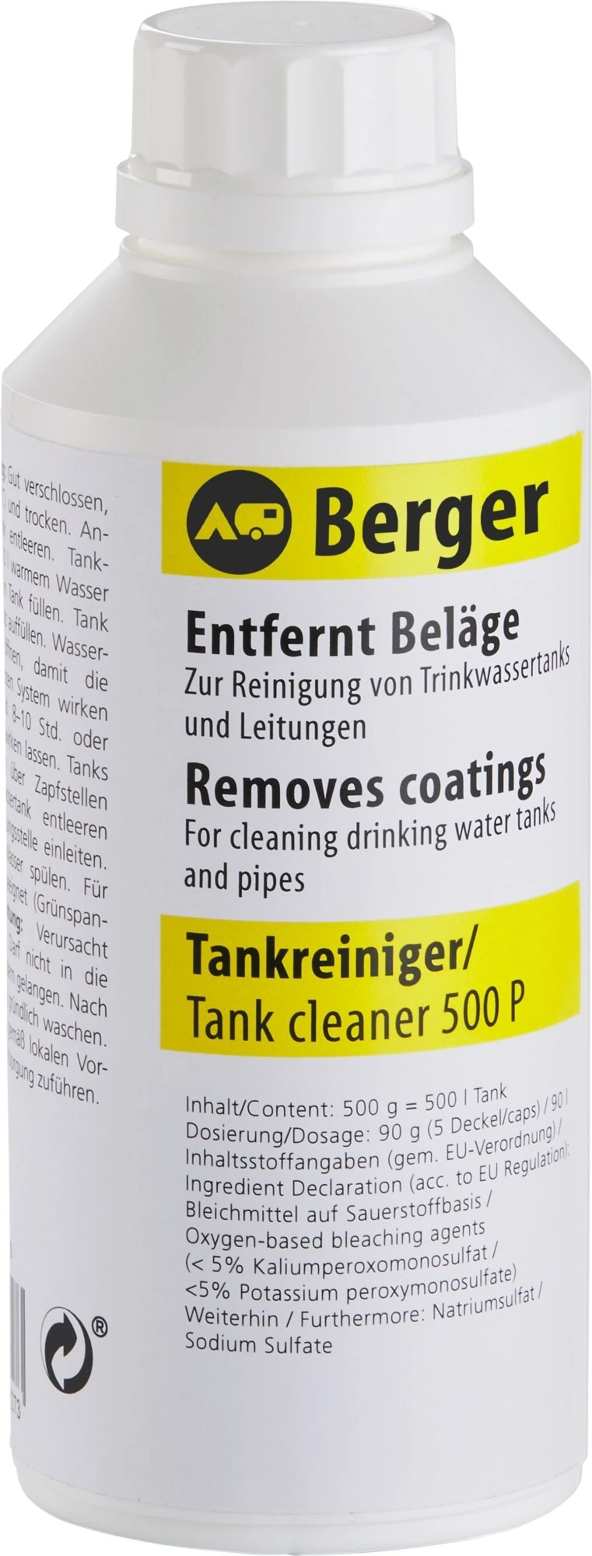 Berger Wassertankreiniger 500 g Berger Wassertankreiniger 500 g