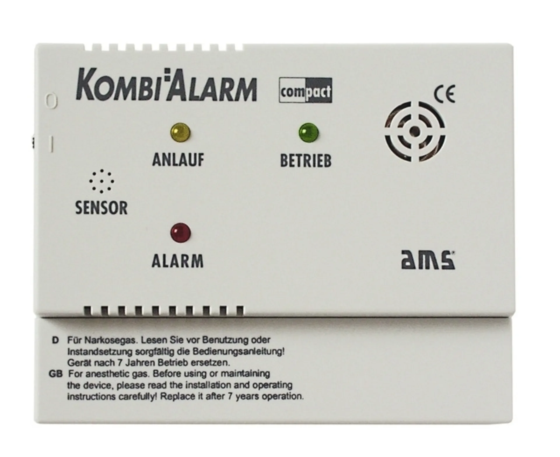 Détecteur de gaz AMS-Kombi Compact KO/gaz liquide 12V