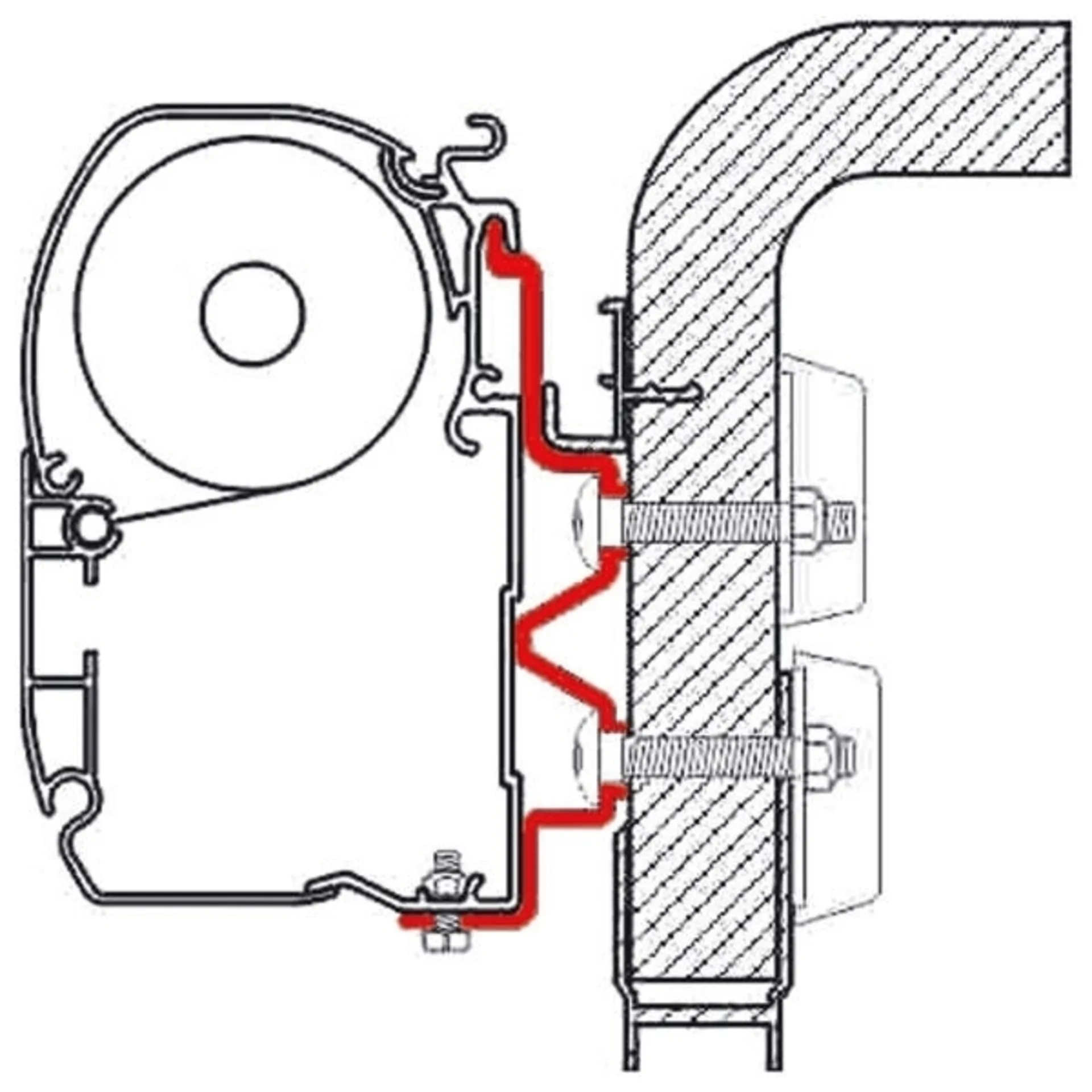 Adapter F1/F45i/F45iL Hymer Camp 4m