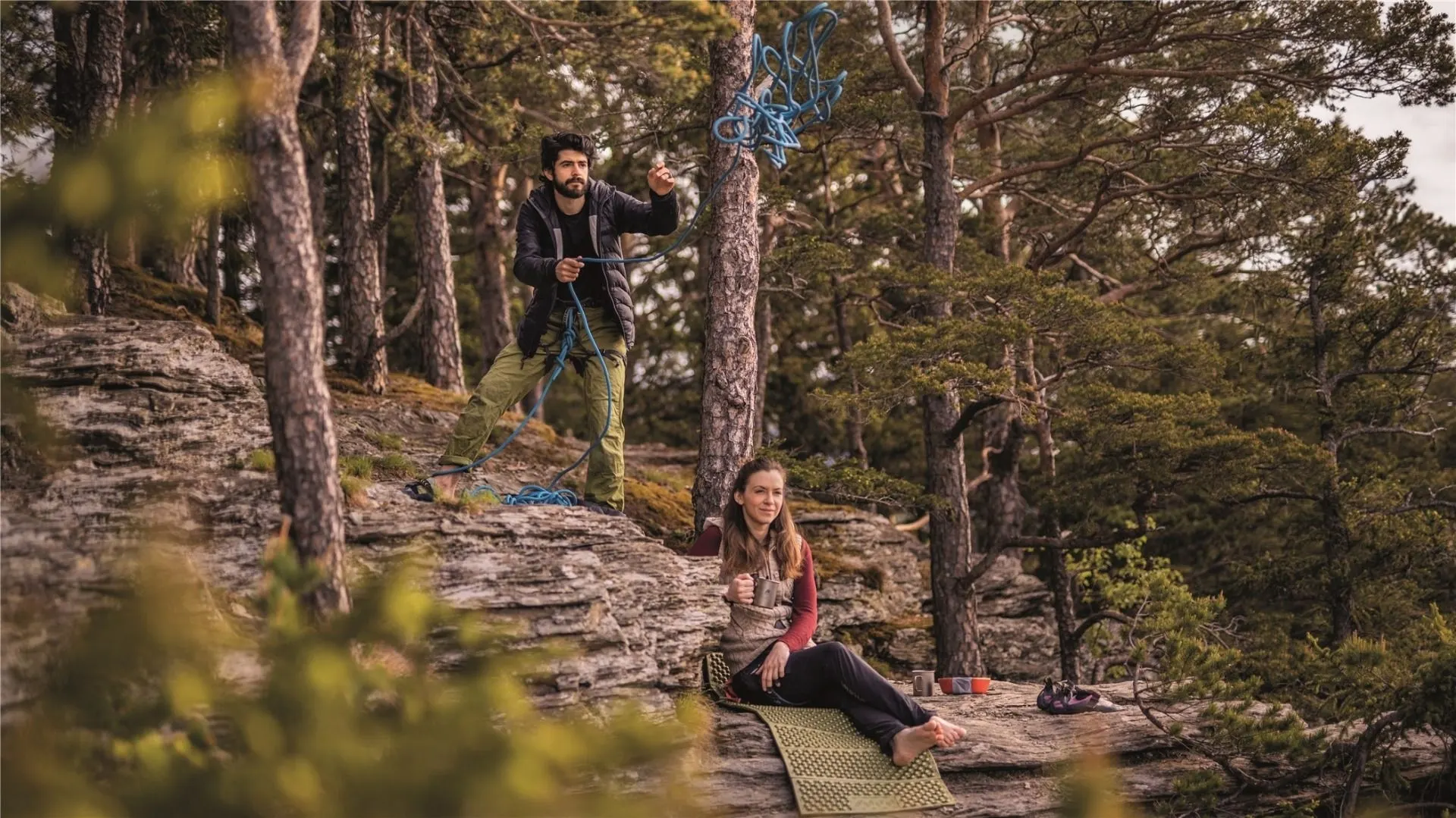 Robens Selbstaufblasbare Matte ZigZag Slumber grün
