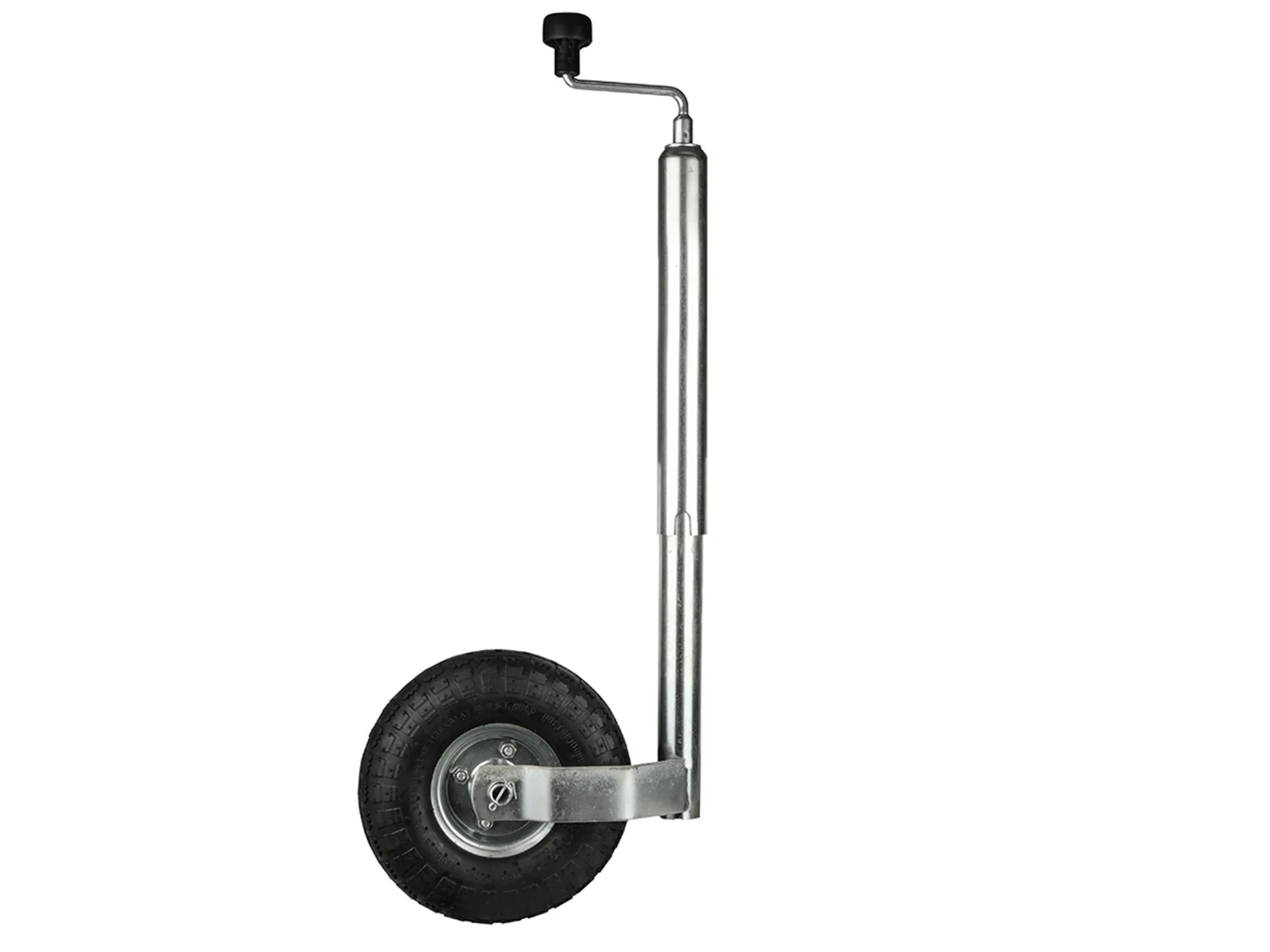 Roue d'appui LAS avec manivelle 48 mm pneus à air