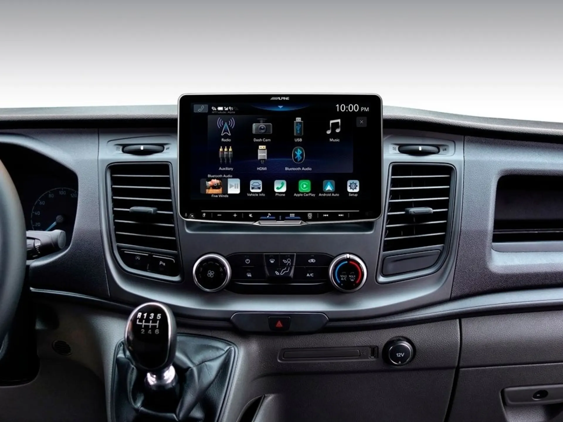 Alpine Autoradio iLX-F905D mit 9-Zoll Touchscreen, DAB+, 1-DIN-Einbaugehäuse, Apple CarPlay Wireless und Android Auto Unterstützung für Ford Transit (ab Modelljahr 2018) Alpine Autoradio iLX-F905D mit 9-Zoll Touchscreen, DAB+, 1-DIN-Einbaugehäuse, Apple CarPlay Wireless und Android Auto Unterstützung für Ford Transit (ab Modelljahr 2018)