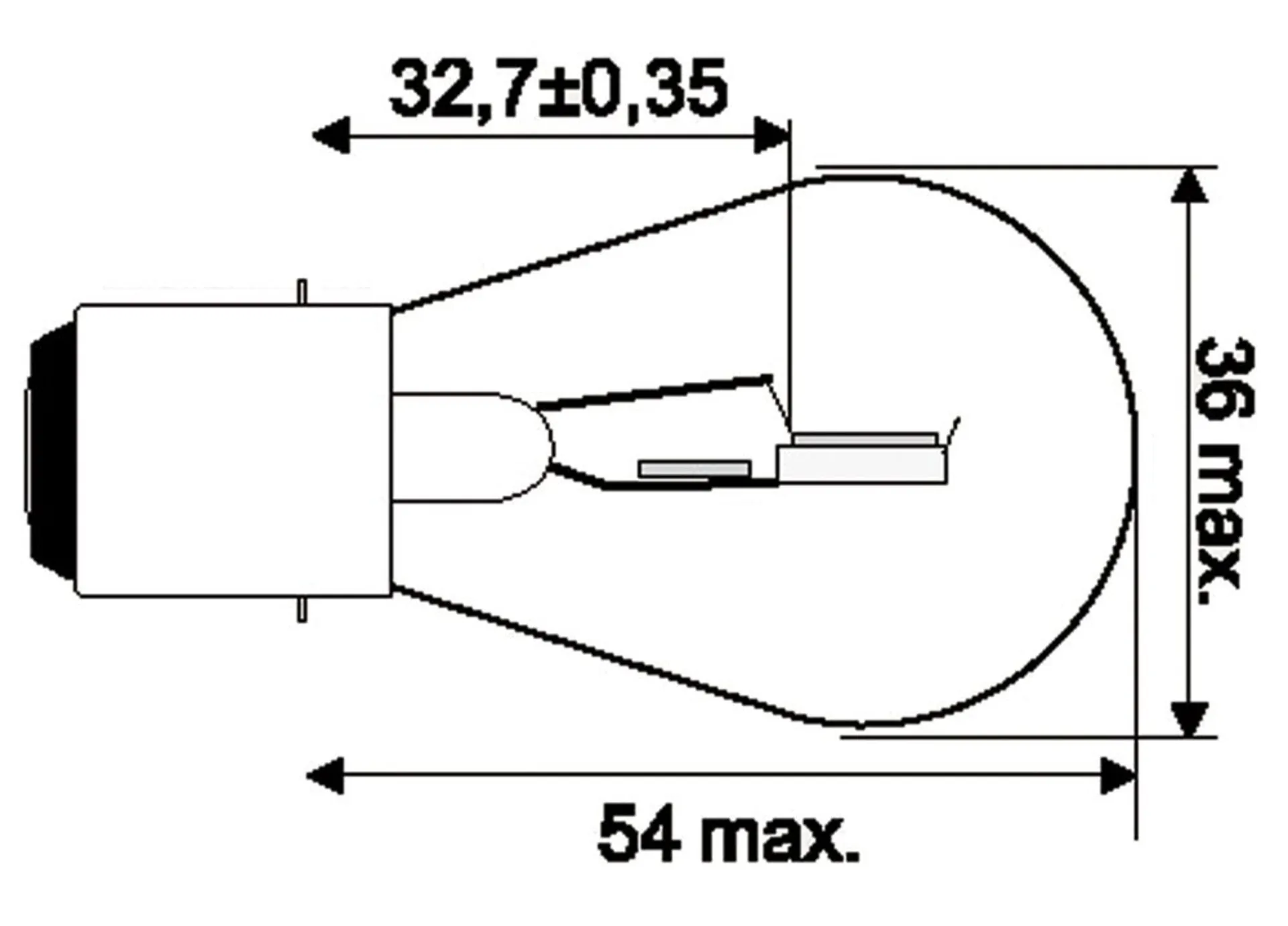Jahn Glühlampe BA20d 12V 35/35W 12V 35/35W