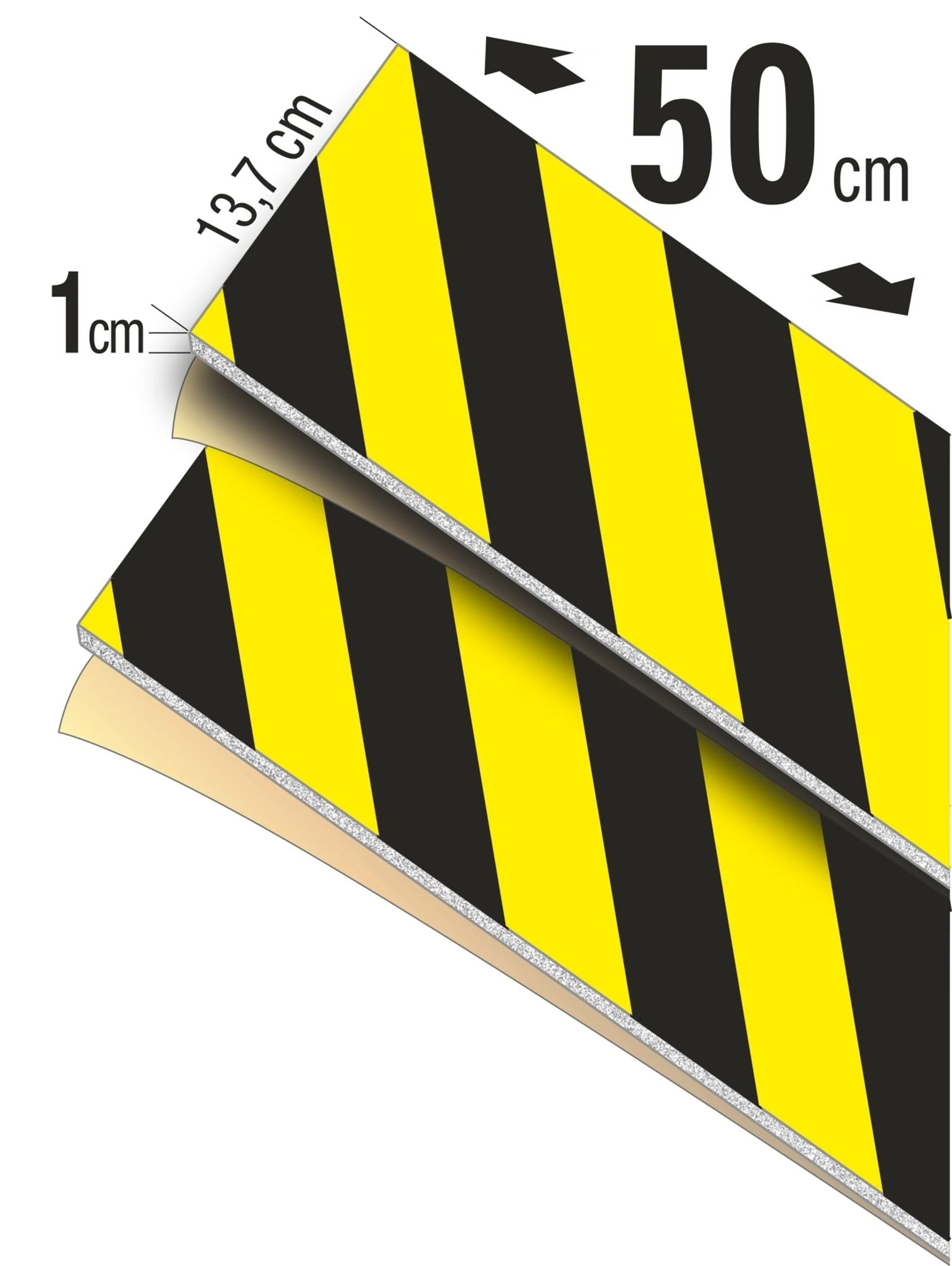 Schütz Kit de protection de porte pour véhicules 2 pièces jaune noir 500 x 137 x 10 mm