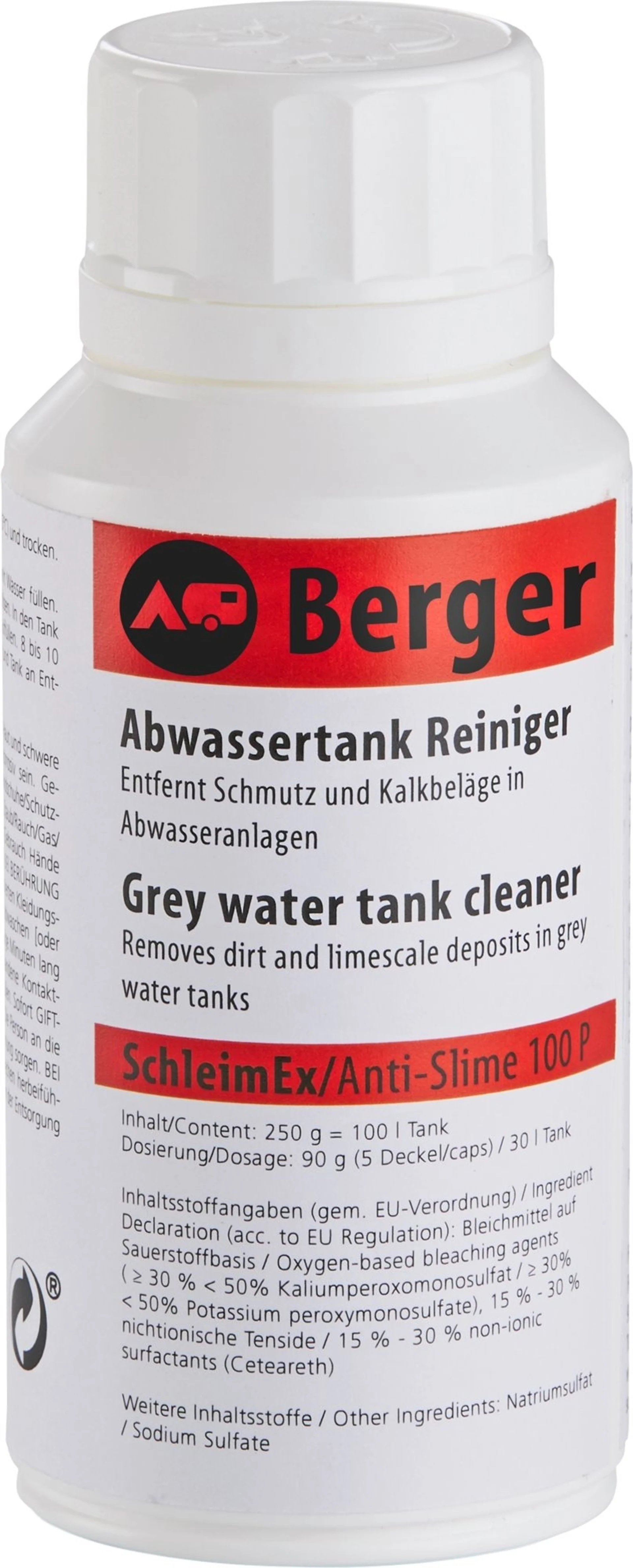 Berger Abwassertank Reiniger für 100 l Berger Abwassertank Reiniger für 100 l