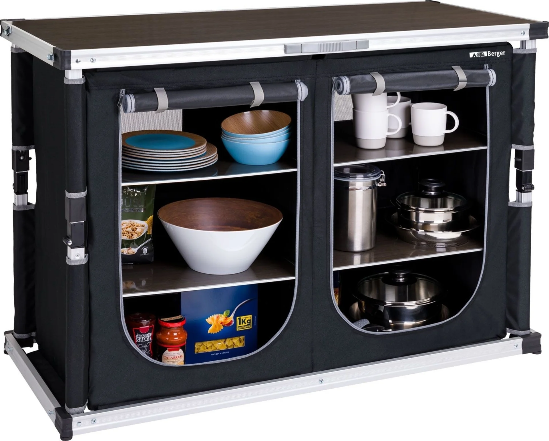 Berger Tampere coffre / armoire de camping pliable L