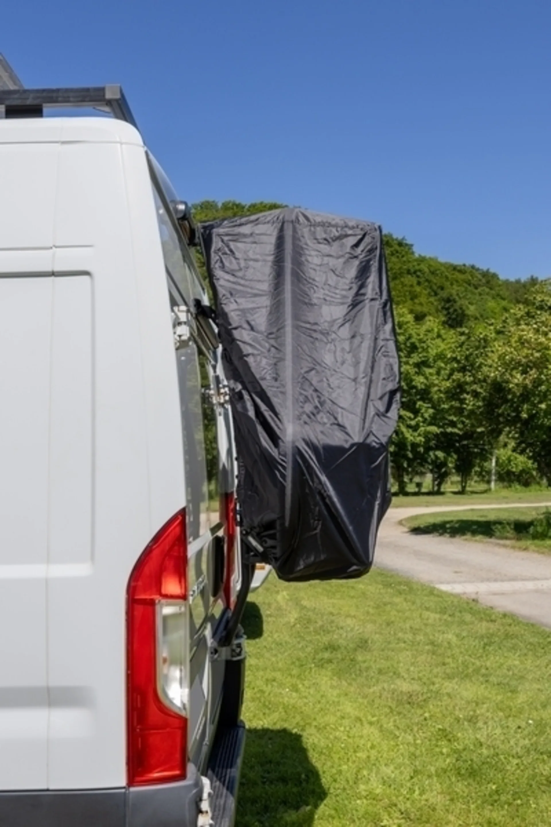 Carbest Housse de protection vélo pour 2-3 vélos avec poche pour panneau de signalisation