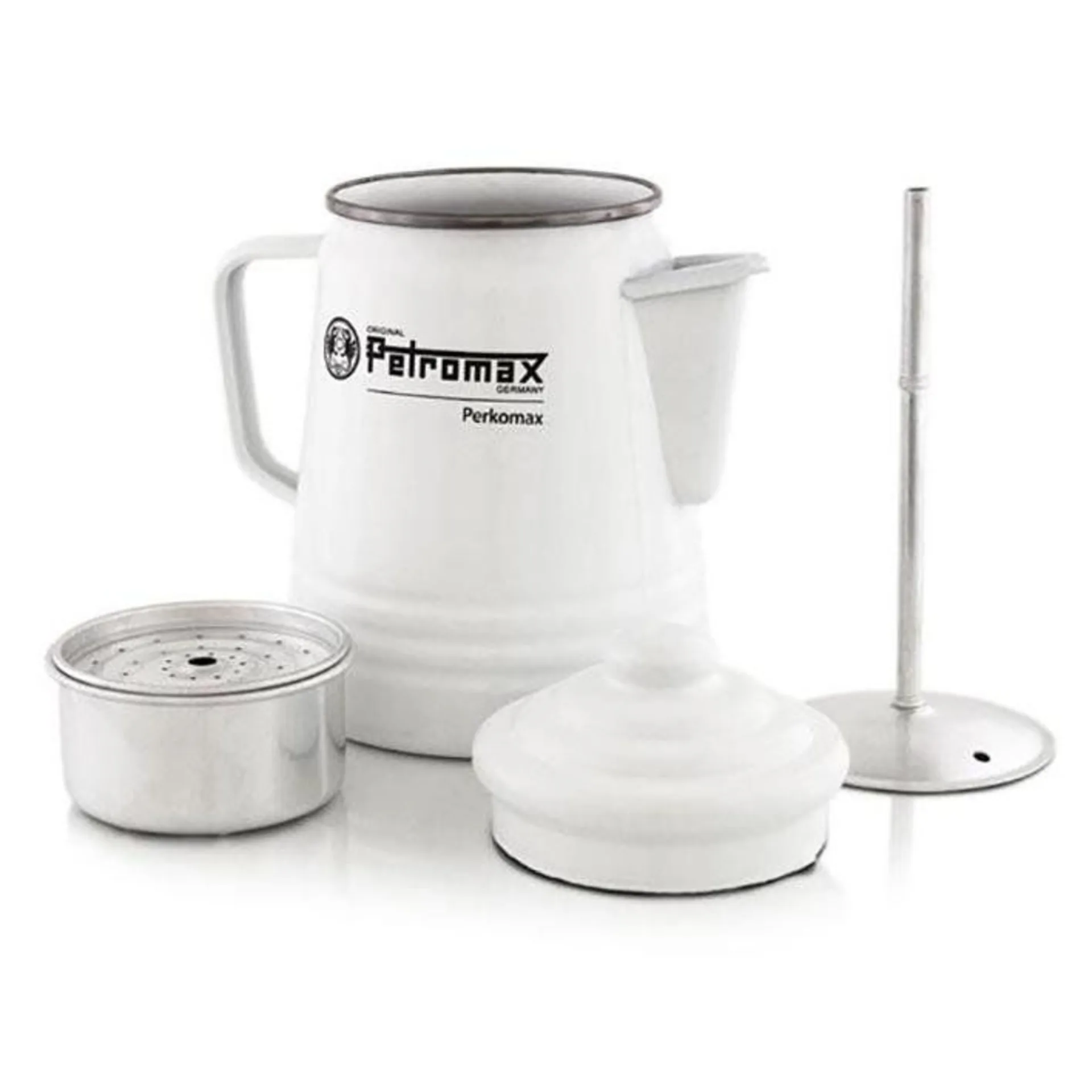 Petromax Perkomax percolateur de thé et de café 1,3 litre blanc