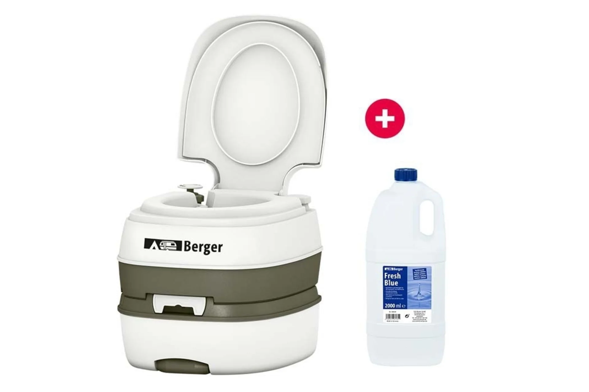 Berger Mobil WC Deluxe + Fresh Blue 2 litres SET
