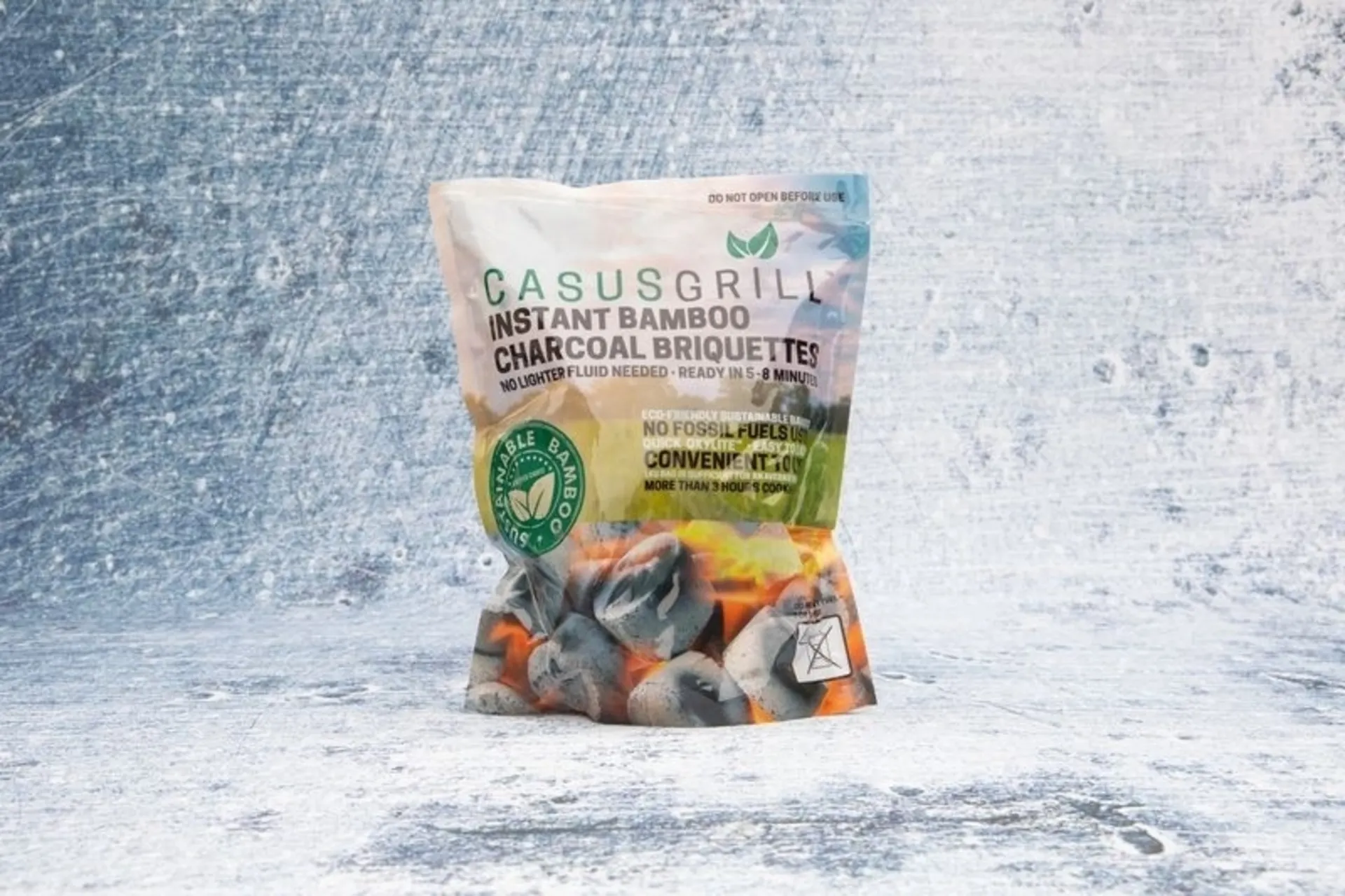 CASUS Bambuskohle Briquettes 1kg-Packung