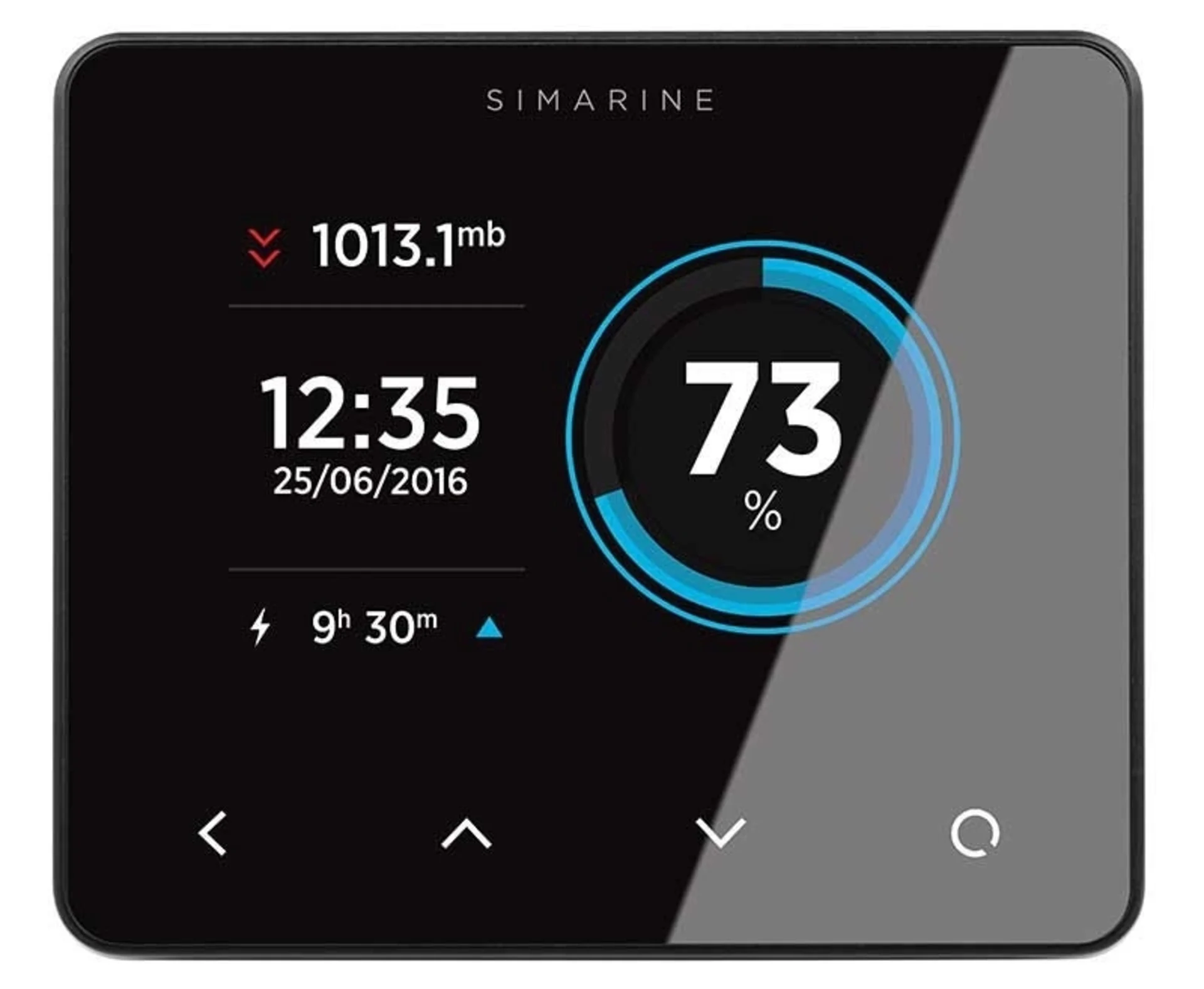 Pack moniteur de batterie PICOone avec capteurs de température et de réservoir en noir