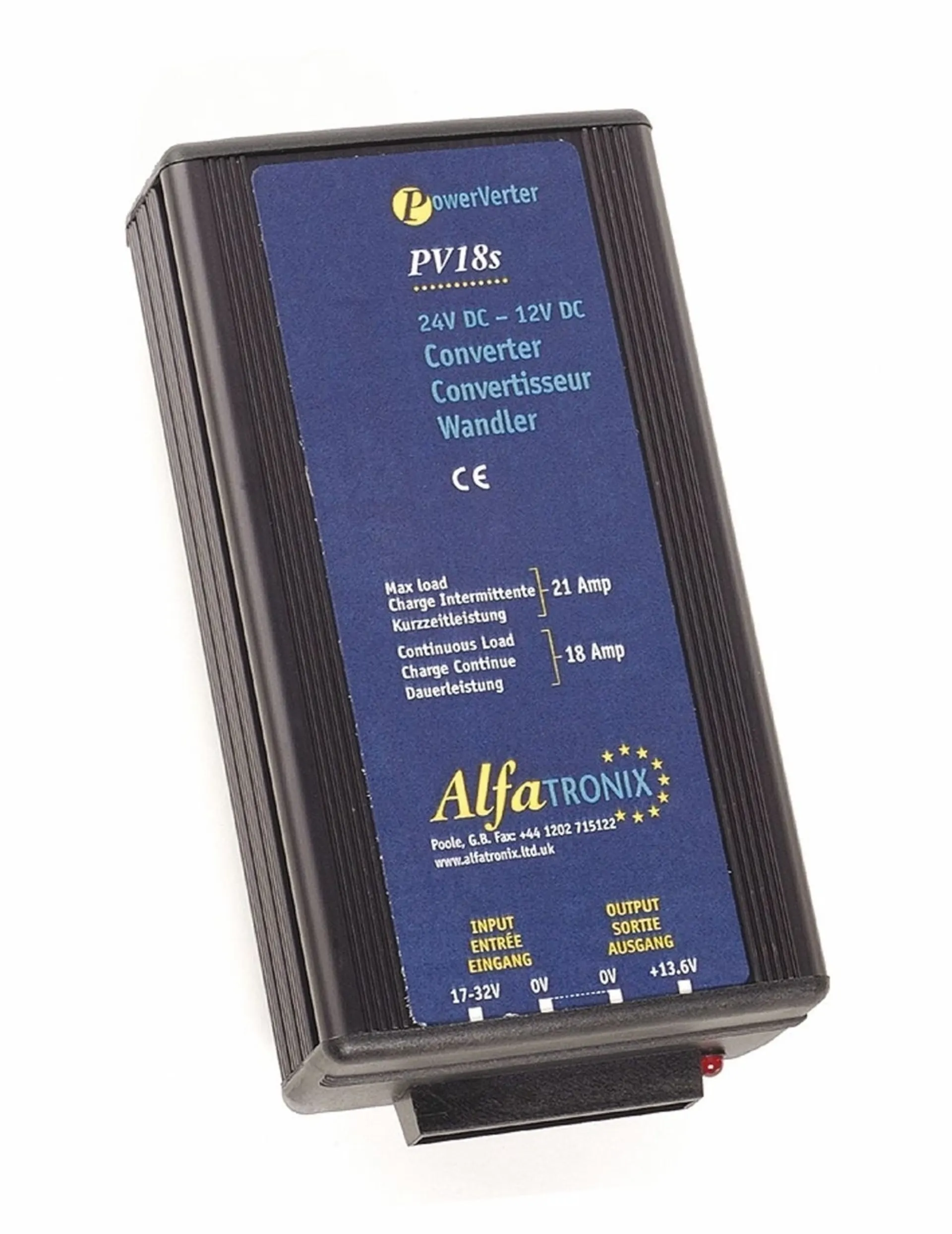Alfatronix Spannungswandler 24V->12V 18A 167x87x50mm * lebenslange Garantie *