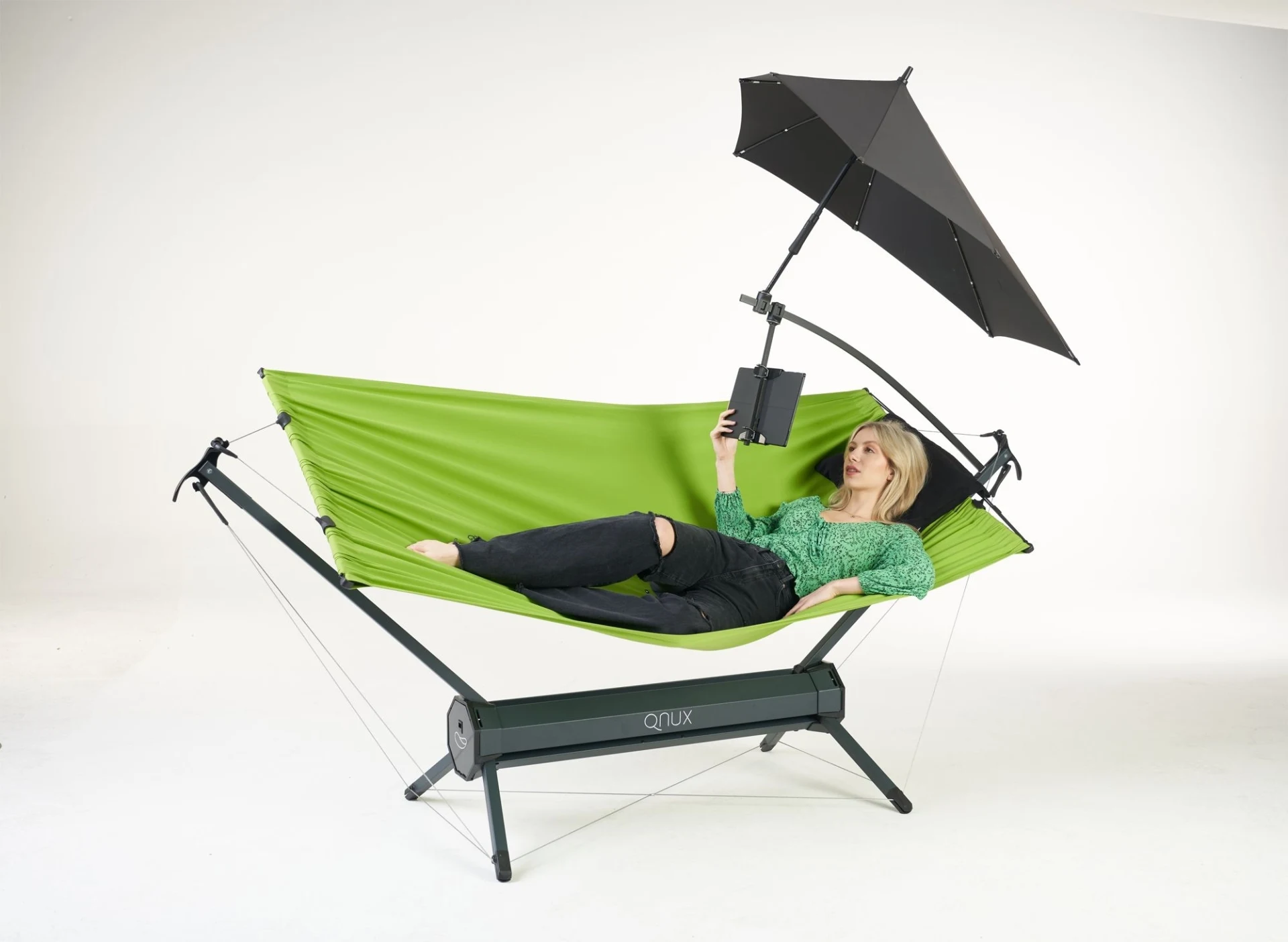 QNUX Travel Bed Bundle mit Zubehör QNUX Travel Bed Bundle mit Zubehör
