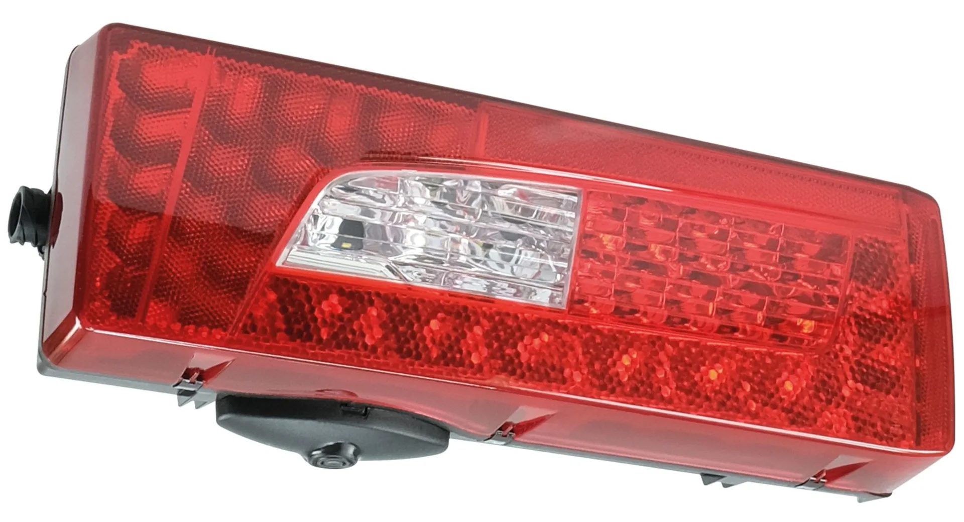 Scania - LED-Schlussleuchte rechts 12/24 V 400 x 135 x 83 mm, 24 V Stecker seitlich, mit Rückfahrwarner