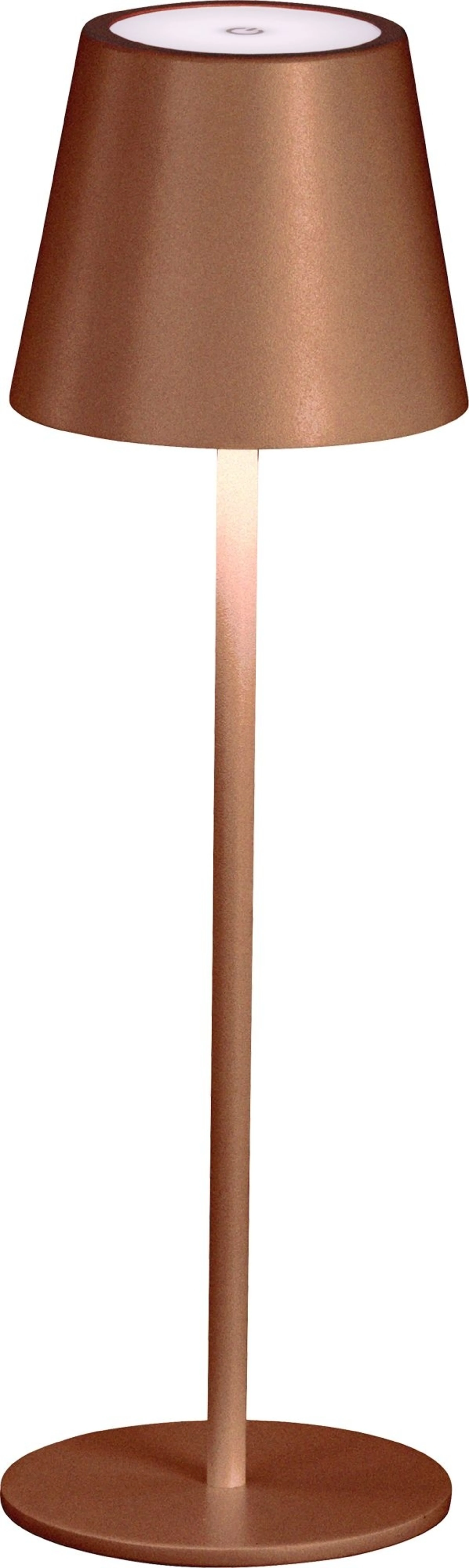 Lampe de table sans fil Easy Viletto, couleur rouille Lampe de table sans fil Easy Viletto, couleur rouille