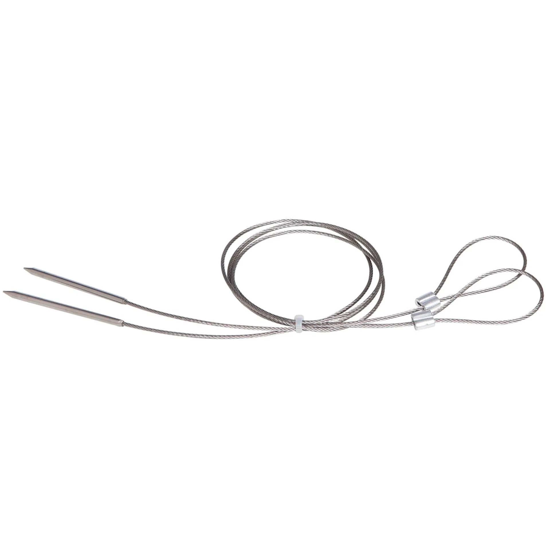 All Grill Flexibles Schaschlikdraht / Grilldraht 2 Stück Edelstahl 72 cm