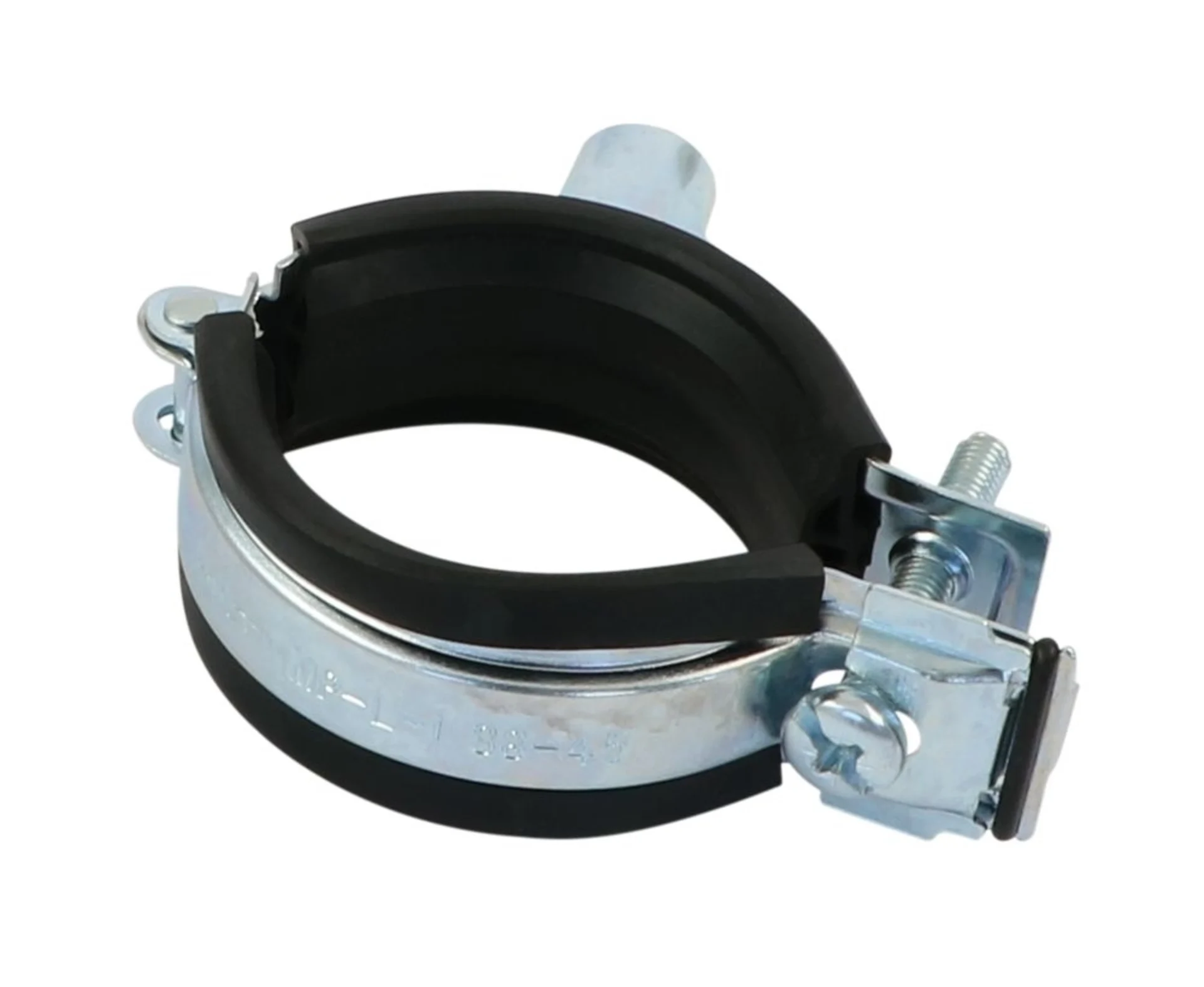 Rohrschelle mit Gummi MP-L-I 38-45 M8/M10