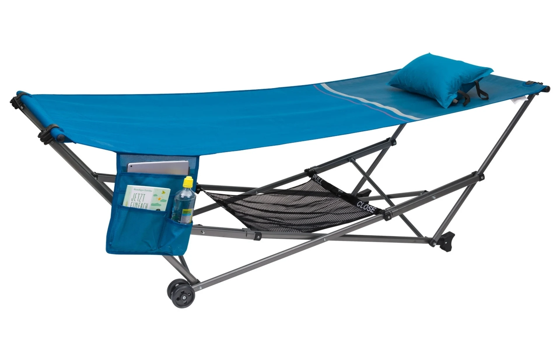 Berger chaise longue pliante avec toit accrochable