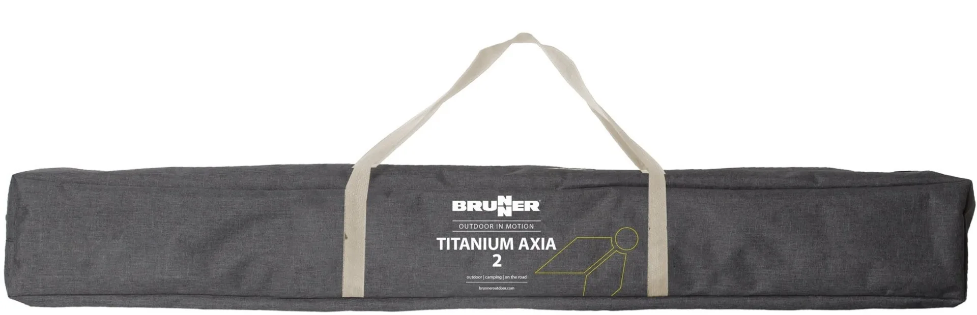 Brunner Axia 2 Titanium Table de camping 104 x 62 cm