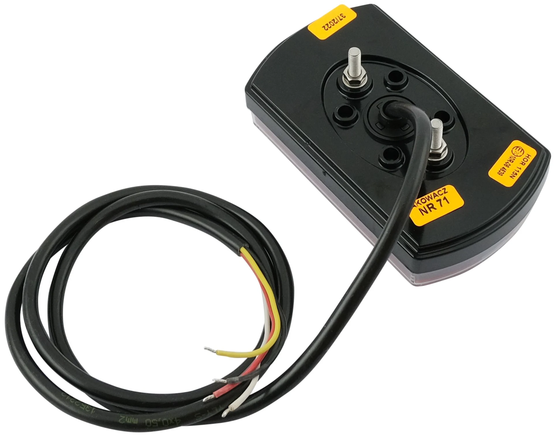 Horpol - LED Schlussleuchte 12/24 V 120 x 70 mm, IP68, Positionslicht im Neondesign, Montage horizontal oder vertikal