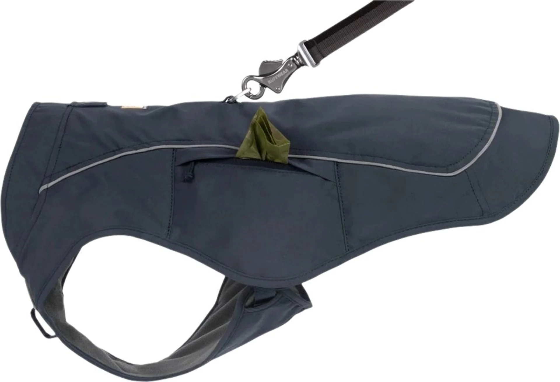 Ruffwear Overcoat Fuse Veste pour chien Harnais Combi L gris basalte