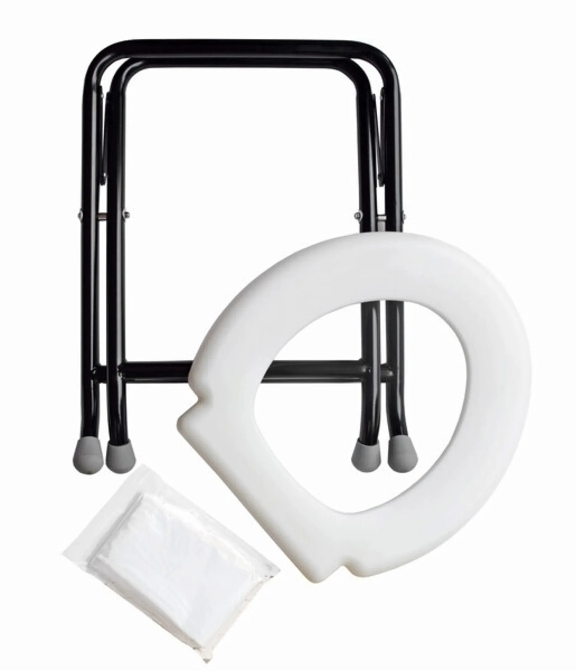 Klapptoilette - Weißer Sitz Klapptoilette - Weißer Sitz