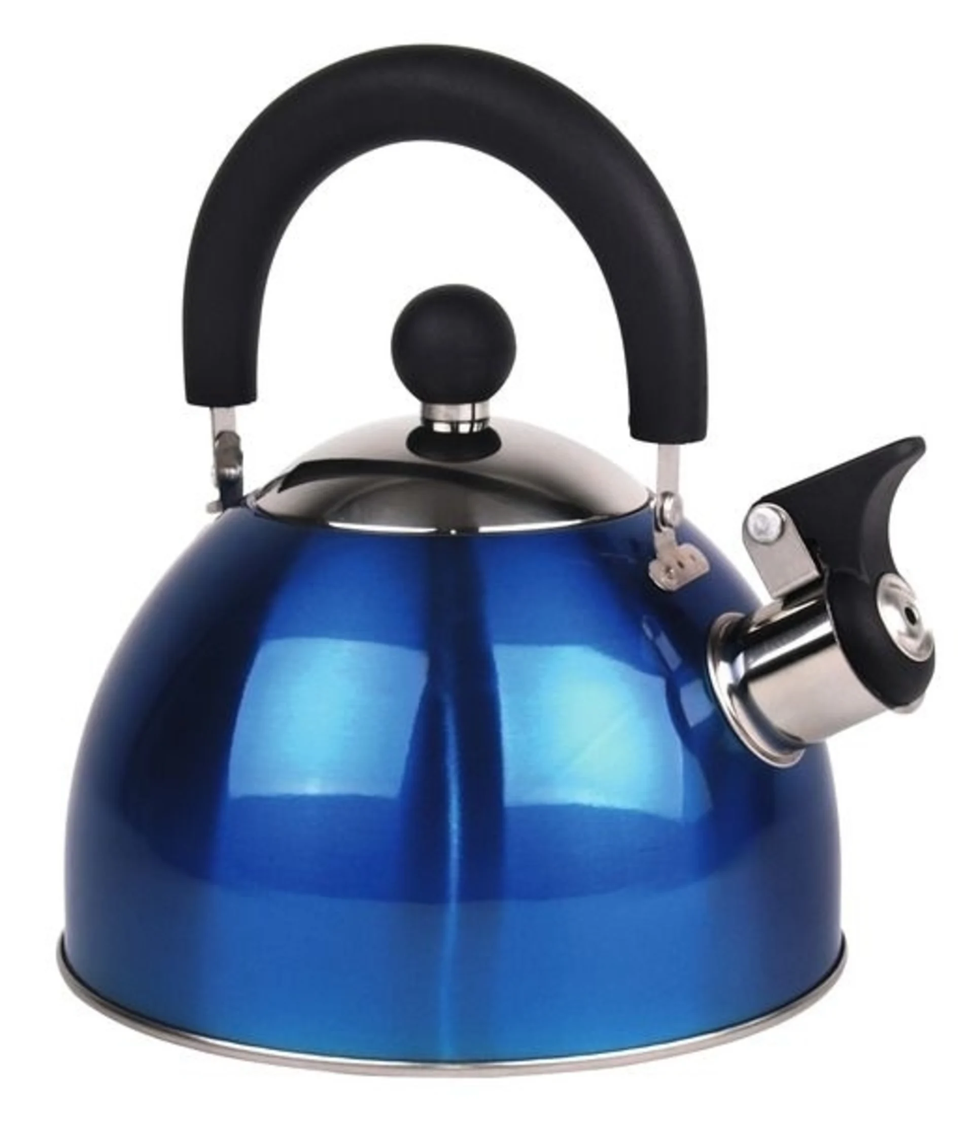 Camp4 bouilloire à flûte en acier inoxydable Cosima 1,5 litre avec sifflet et fond sandwich