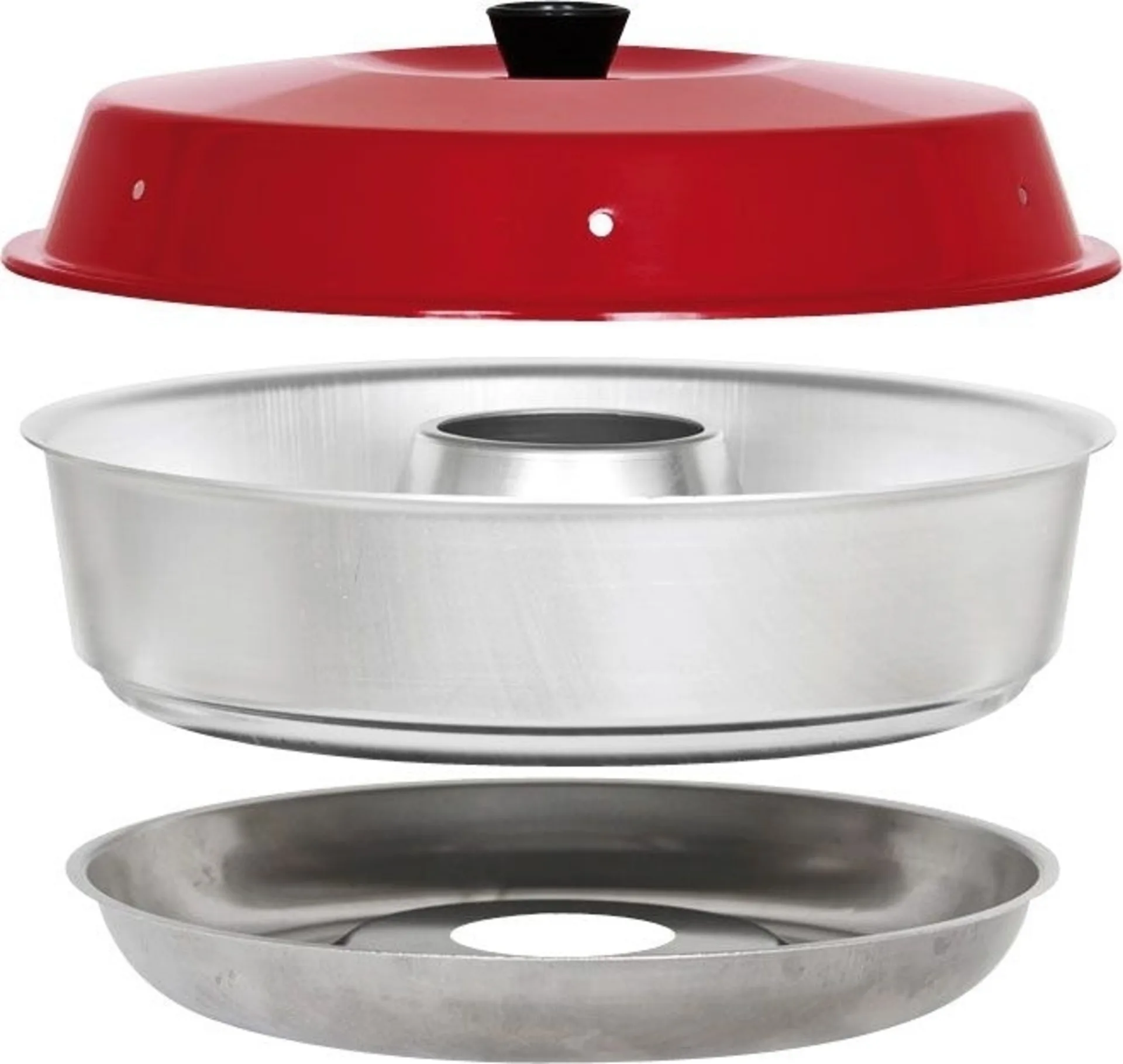 Omnia Set four de camping 5 pièces avec moule en silicone, grille de cuisson, sac de transport & gant de cuisine