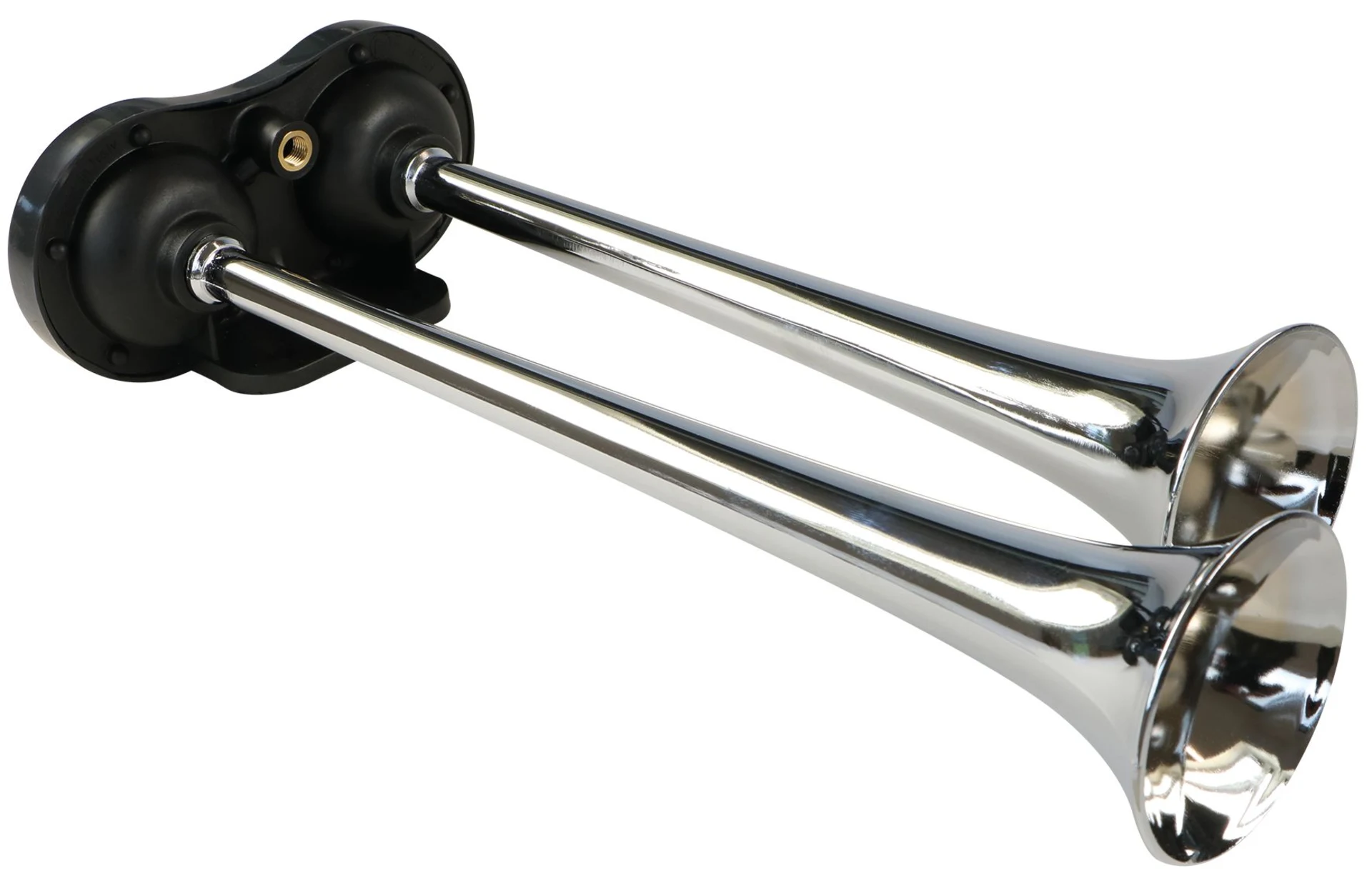 Kompressor-Doppeltrompete inkl. Ventil 24V 24V 340/430Hz Länge: 40cm Kompressor-Doppeltrompete inkl. Ventil 24V 24V 340/430Hz Länge: 40cm