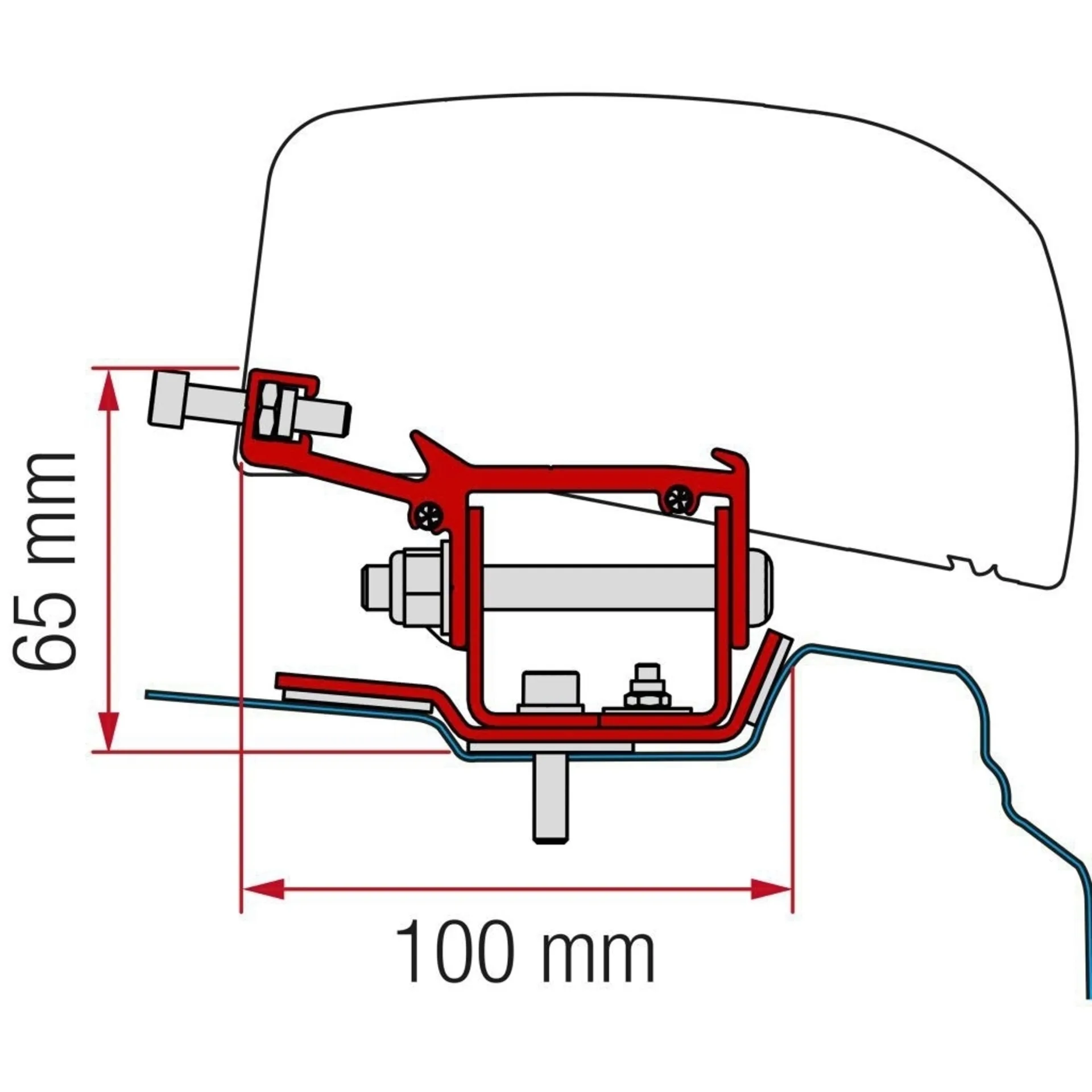 Adapter Kit für F40van Renault Trafic ab 2014 L1,2