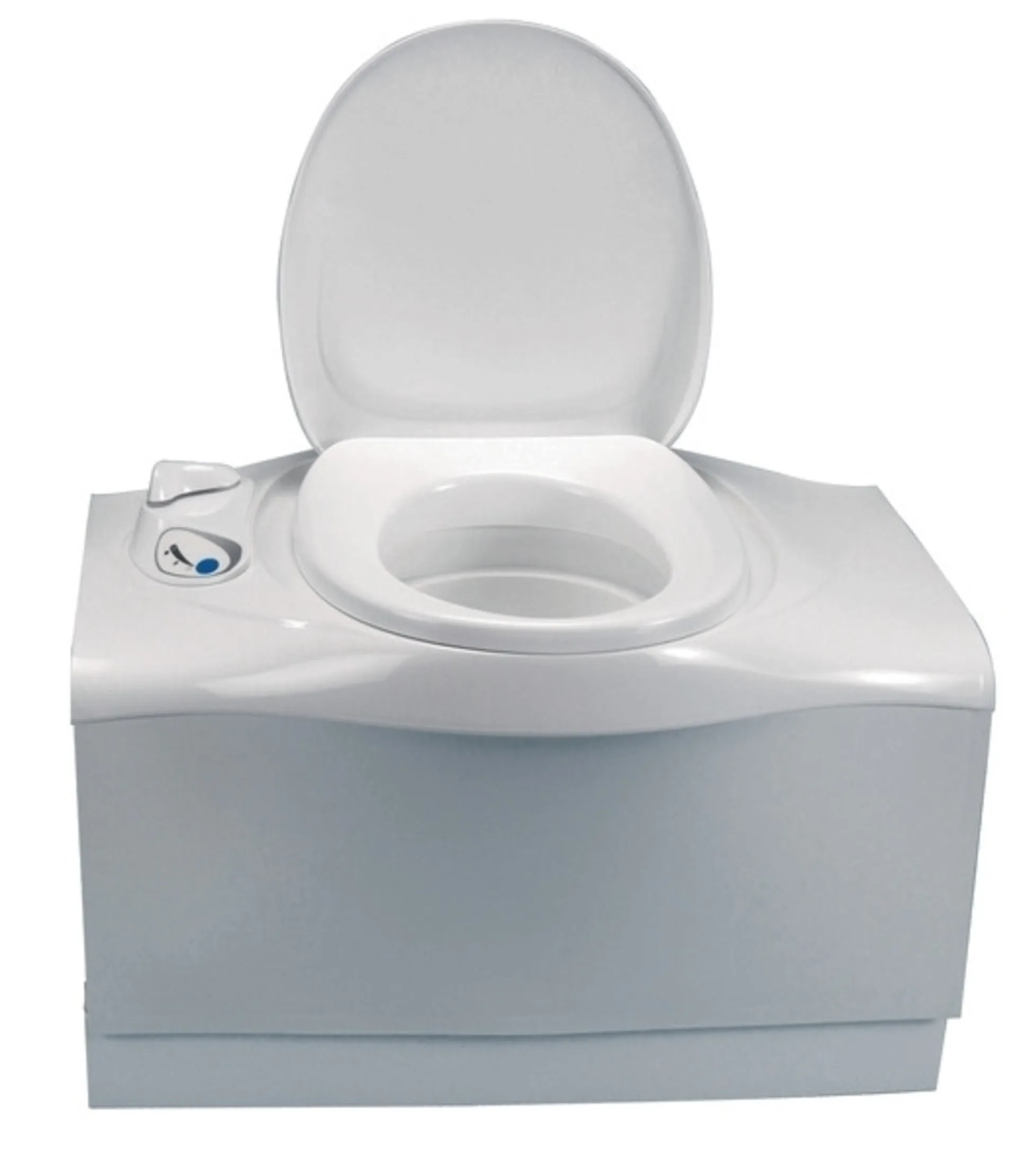 Elektrische Cassettentoilette C402-X - Weiß - Links