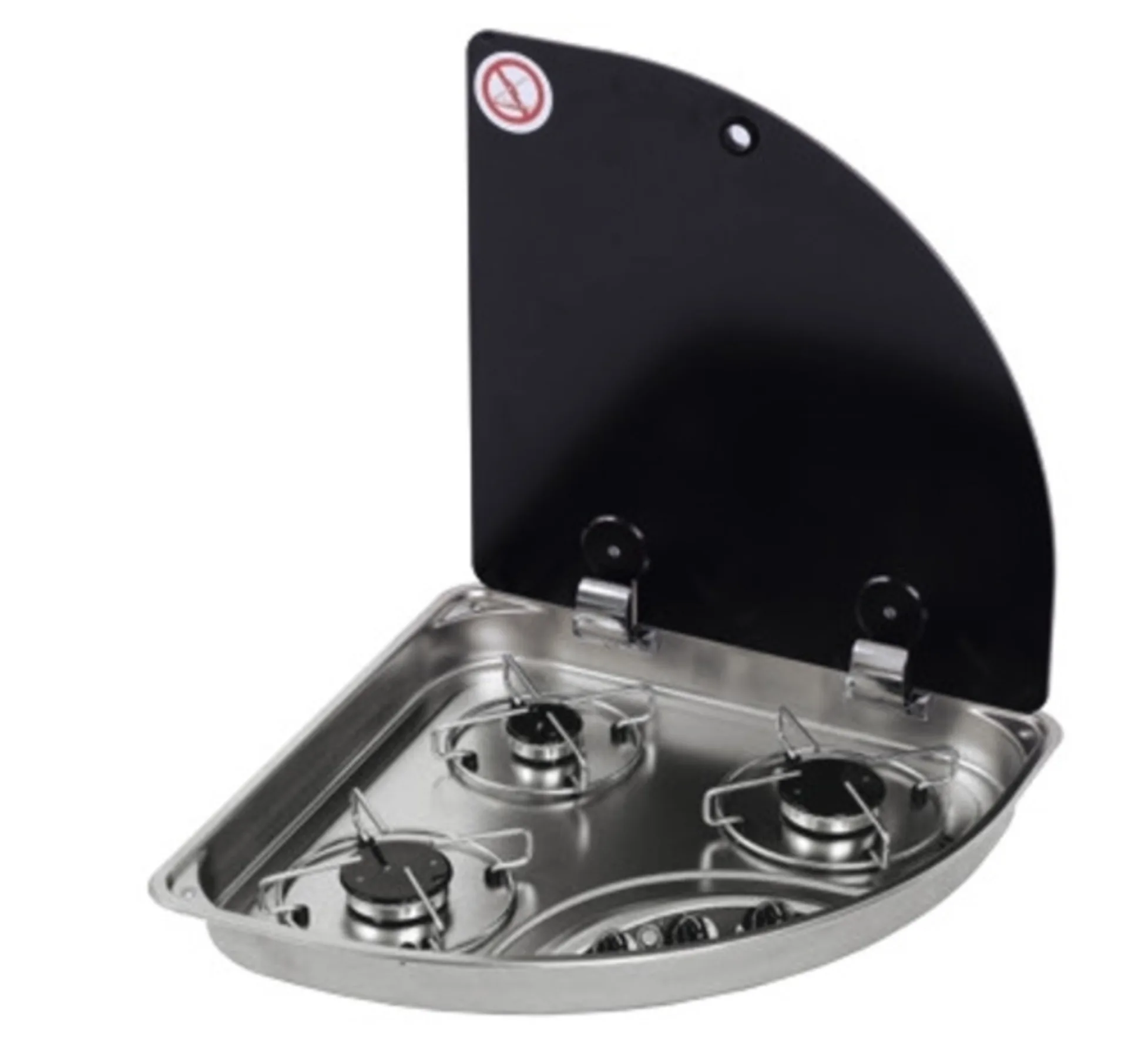 Edelstahl-Kocher - 3-flammig - FC1343-E
