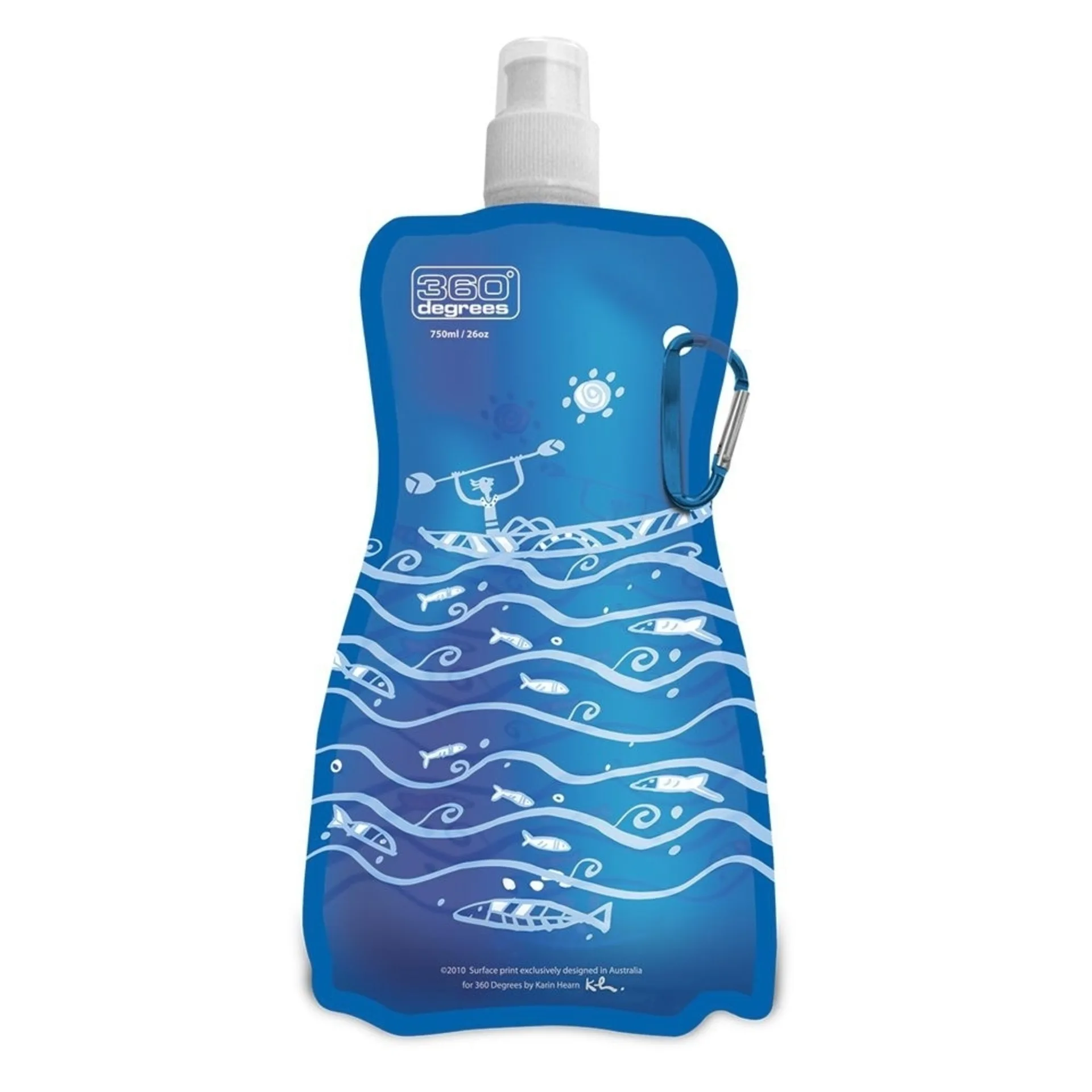 Flexi Bottle 750 ml Boat 360 Degrees Trinkflasche