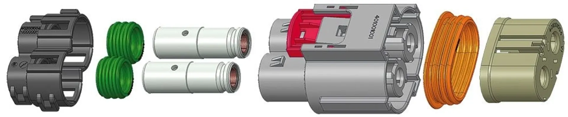 Steckersatz Buchsenseite 35 mm2 Hochstromstecker -400 A, IP6K9K