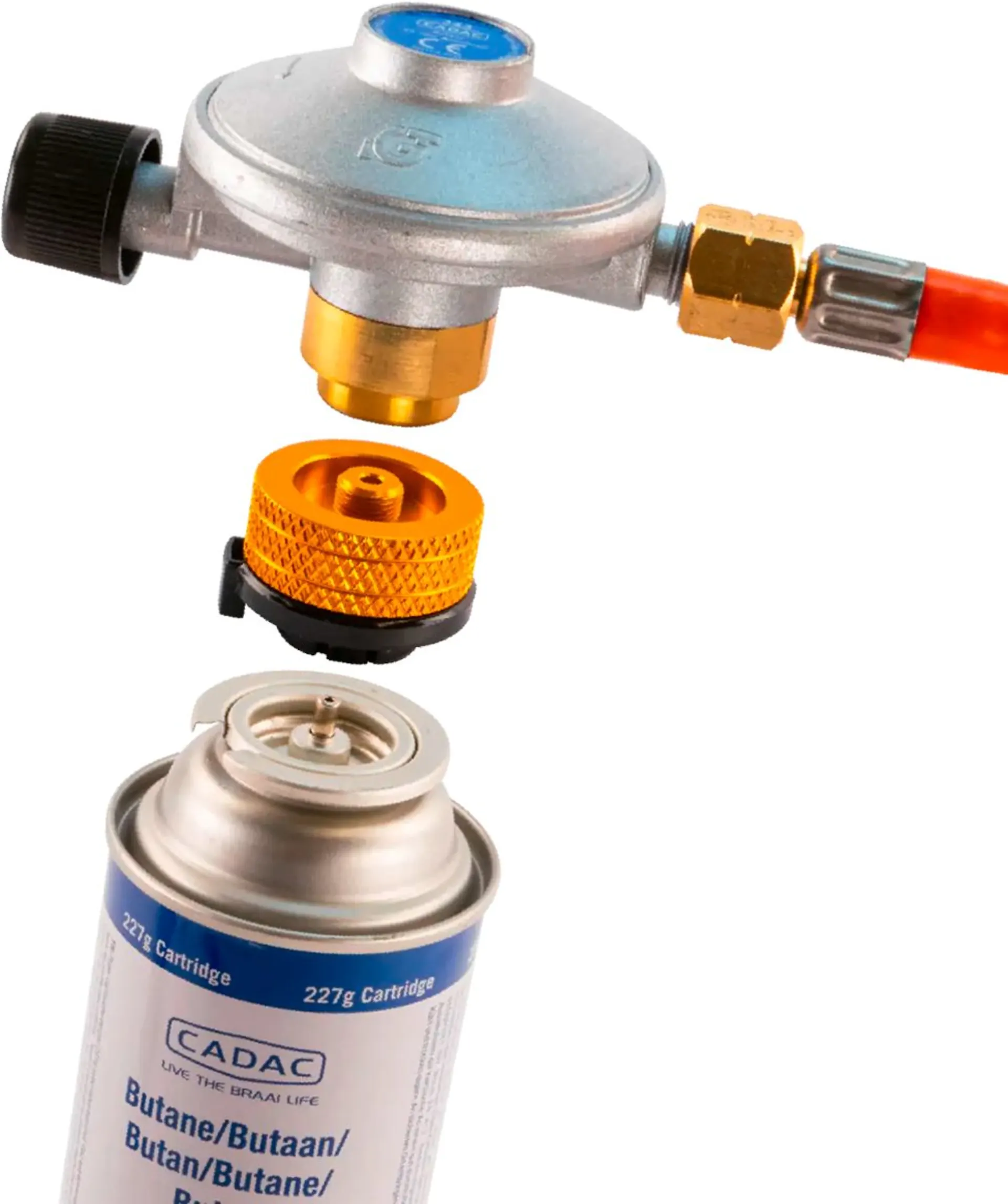 Adaptateur fileté Cadac pour cartouches à valve à baïonnette