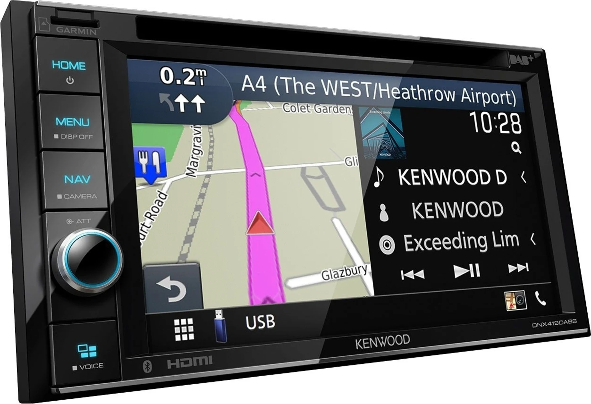 Kenwood DNX419DABS Système de navigation multimédia 6,