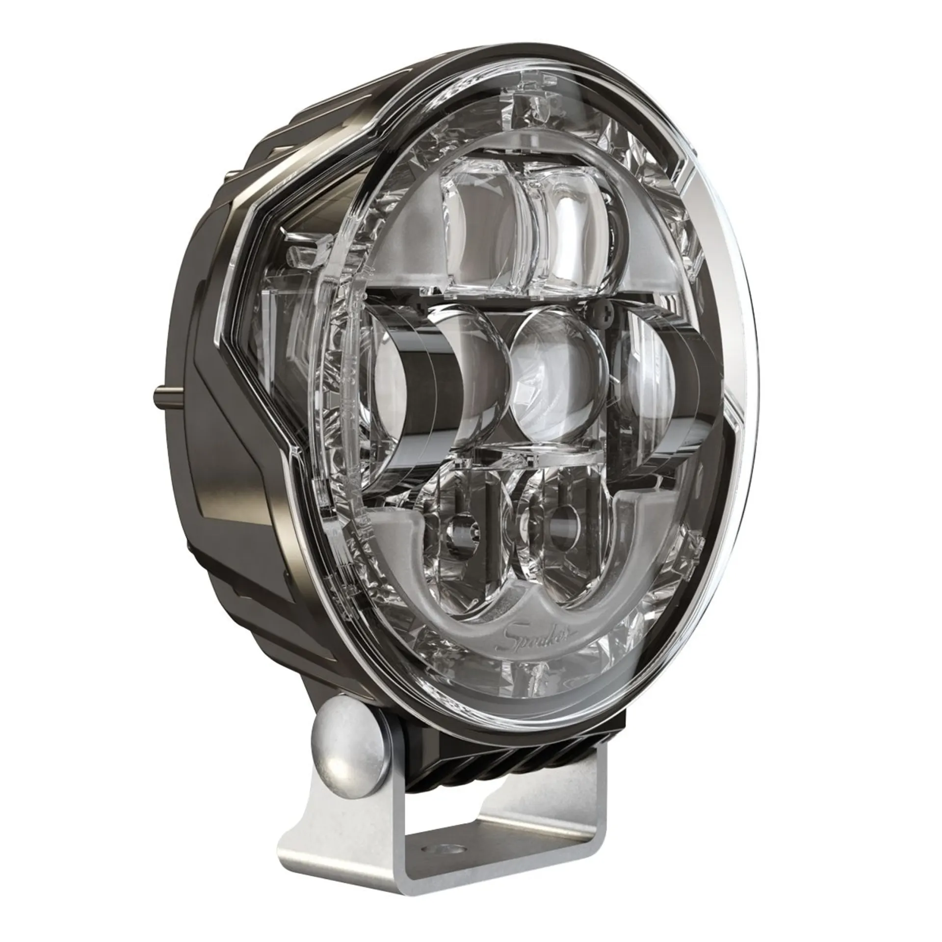JW Speaker 8632 Evo LED-Hauptscheinwerfer 5.75“ Set ø 146 x 51 mm, schwarz, 12/24 V, E-geprüft, IP67, Set à 2 Stück, Aufbaumontage