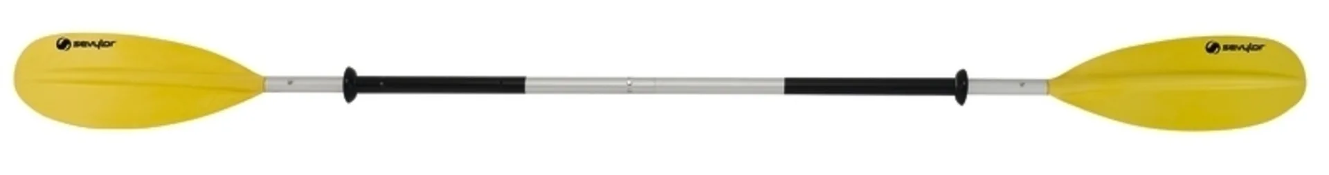 Doppelpaddel Alu Compact 4-teilig 230x18cm